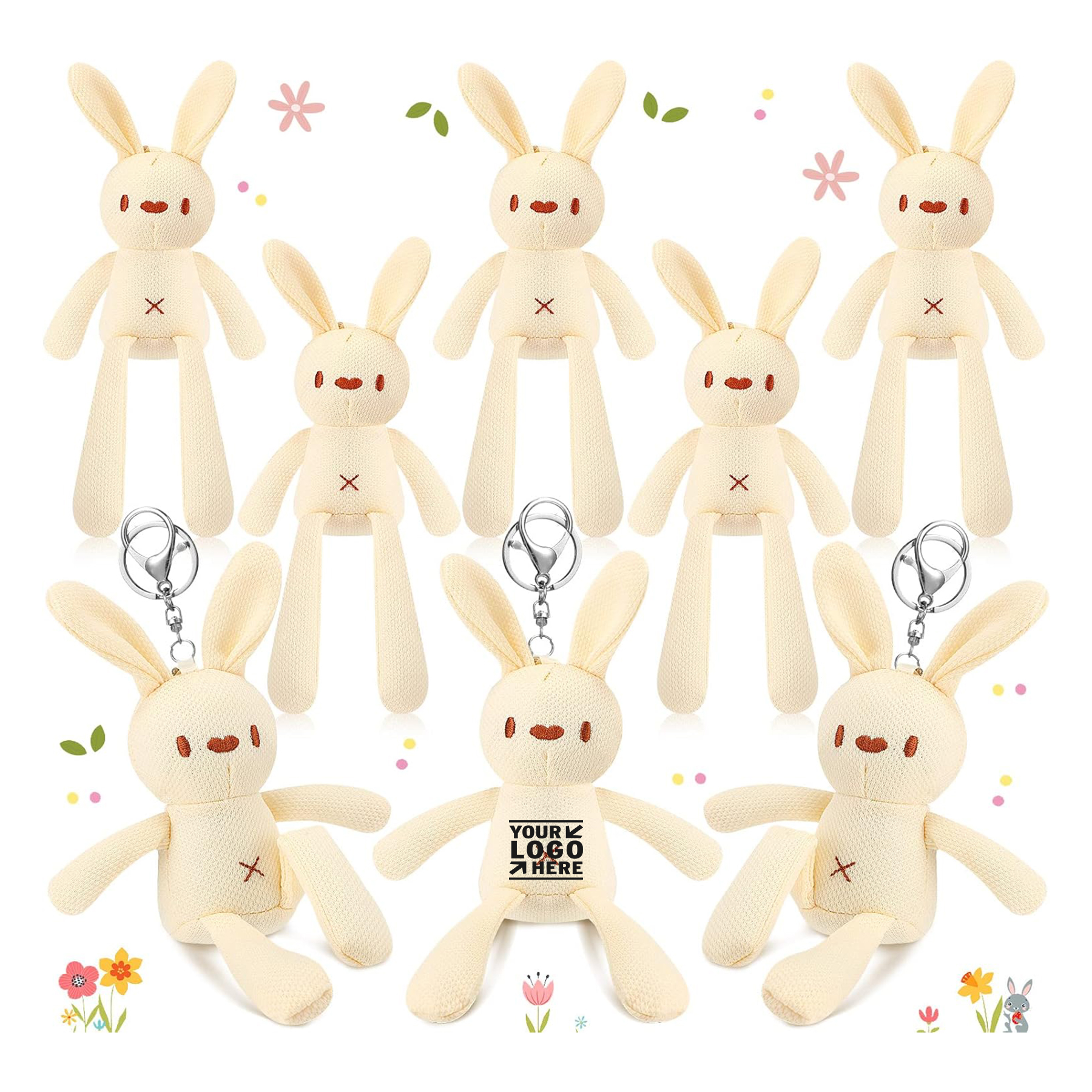 Mini Bunny Doll Keychain 2