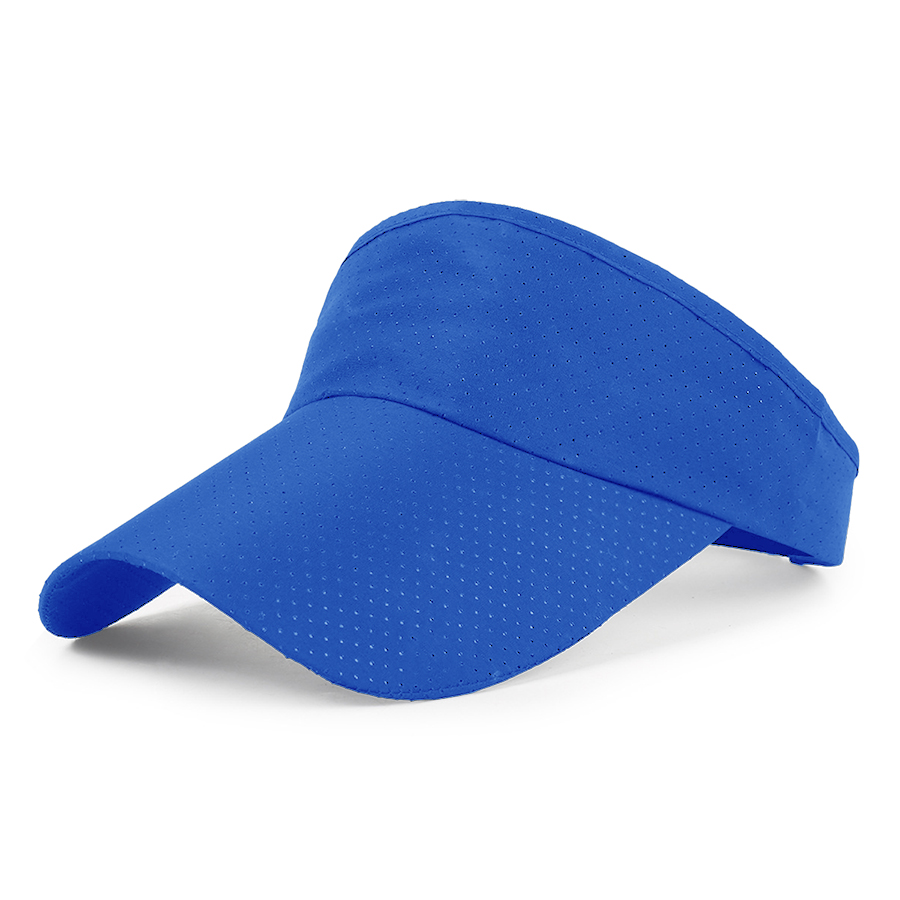 Stock Solid Color Perforated Polyester Visor 24