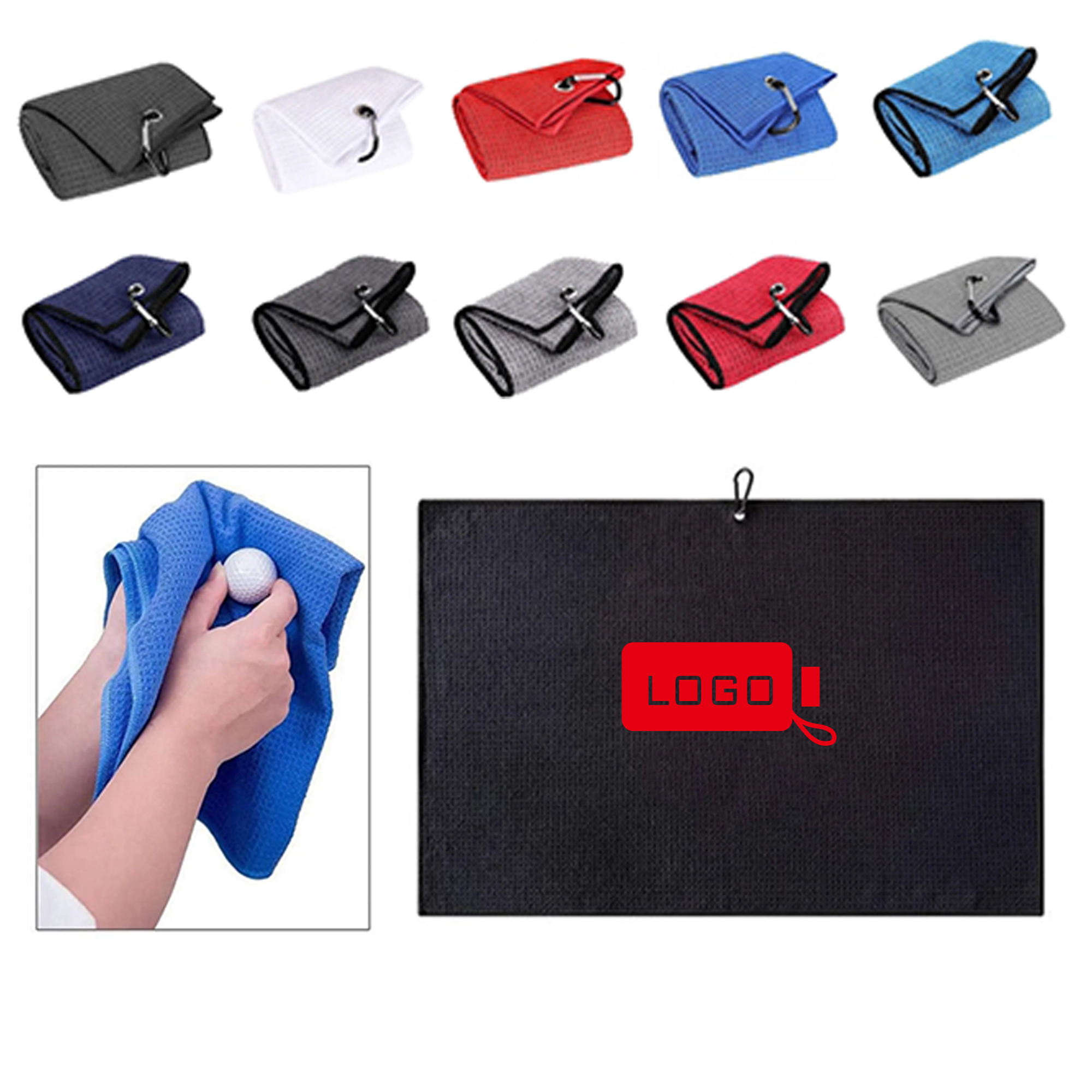 Highly Absorbent Golf Waffle Towel 3