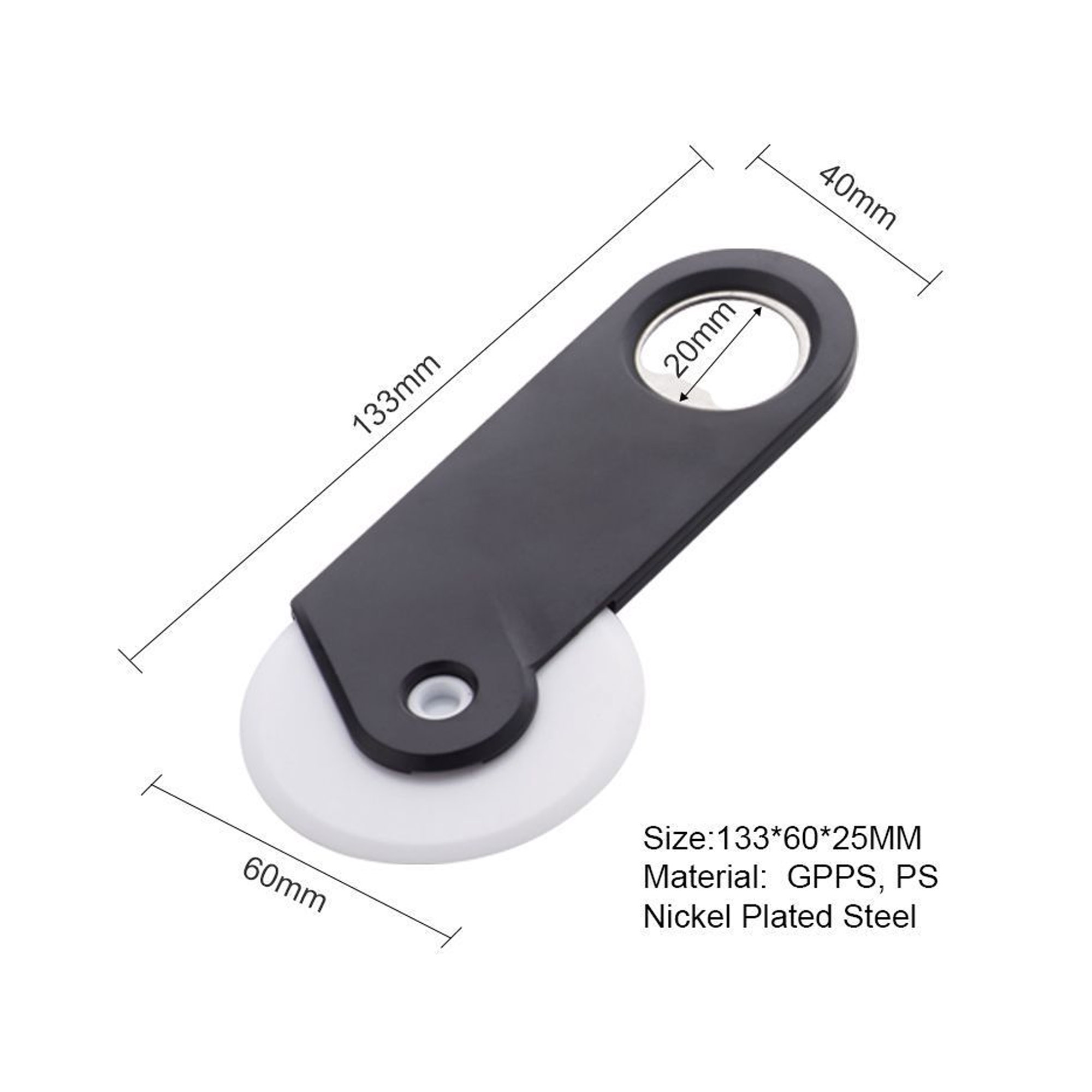MOQ 50 pcs Promotional Pizza Wheel 4