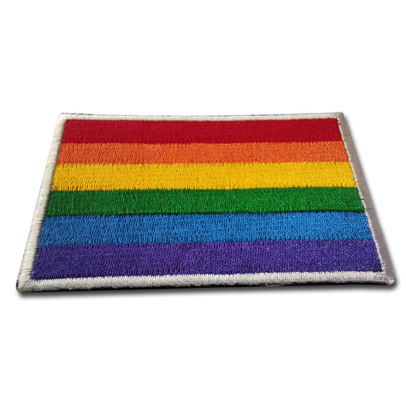 Rainbow Pride Flag Woven Patch 4