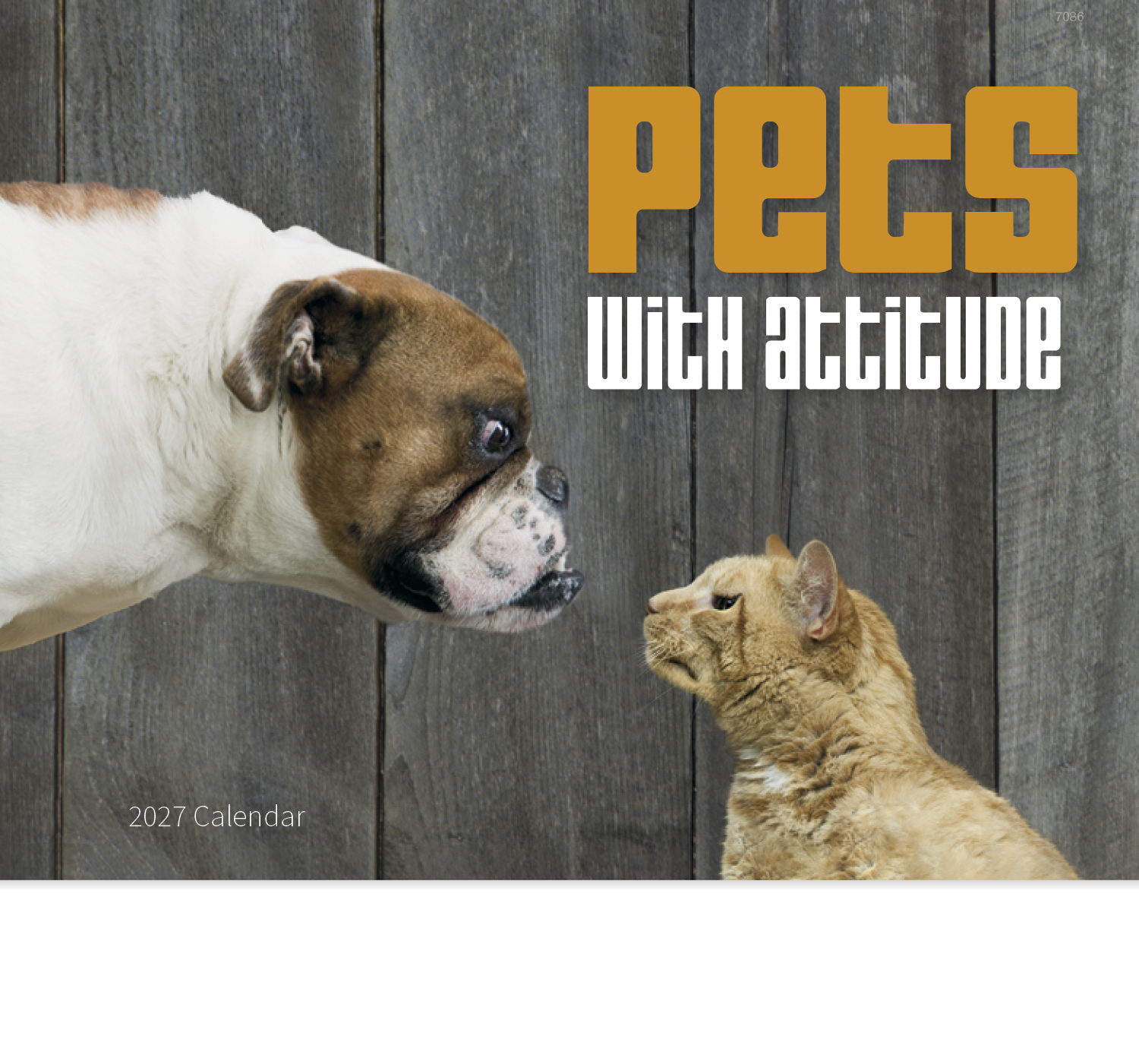 Good Value™ Pets with Attitude - Stapled Calendar 54