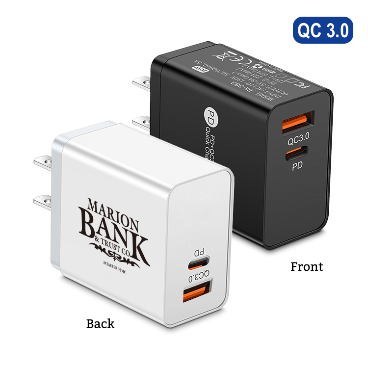 20 W Quick 3.0 USB / Type C Smart Wall Plug Charger 1