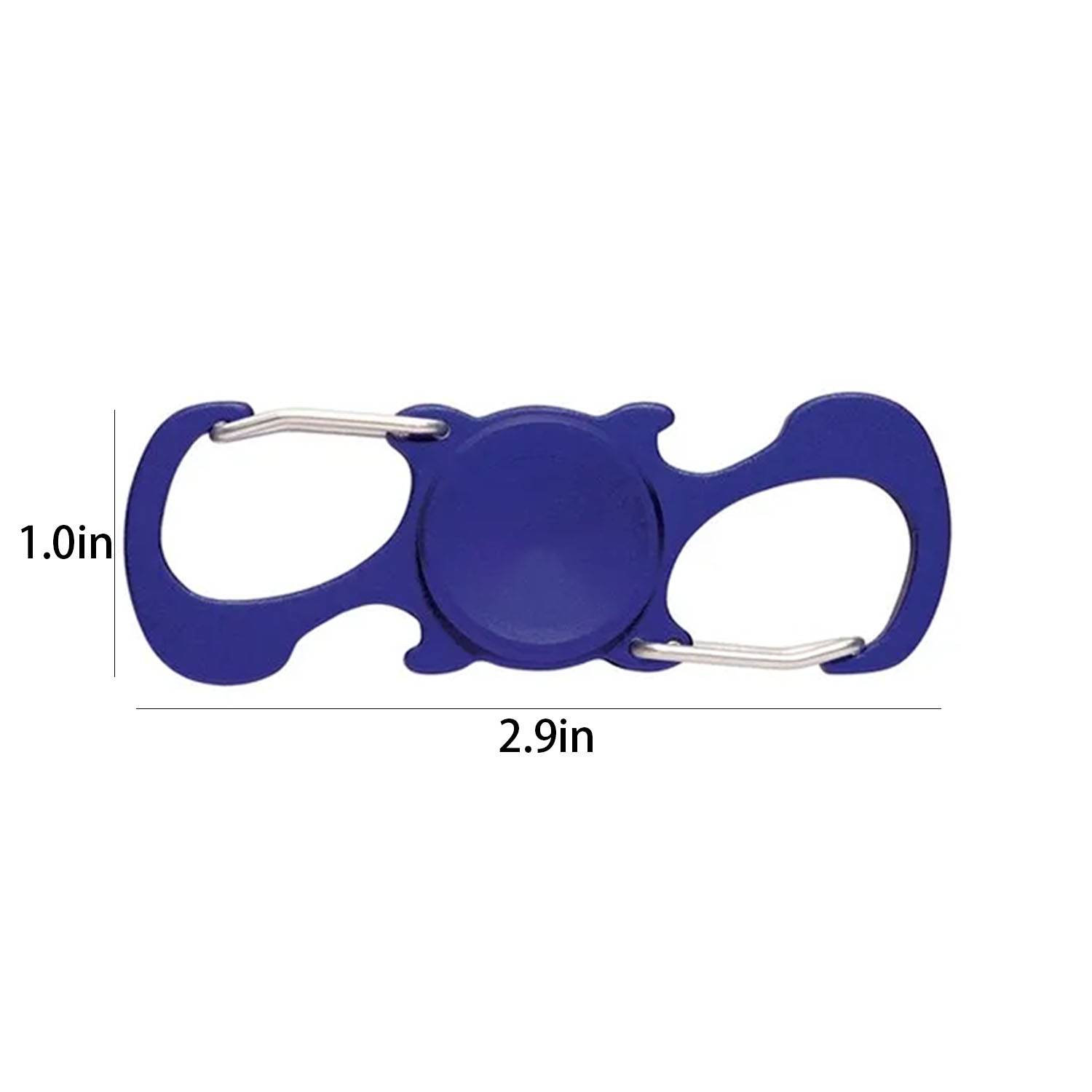 Stainless Steel Fidget Spinner Bottle Opener Keychain 5