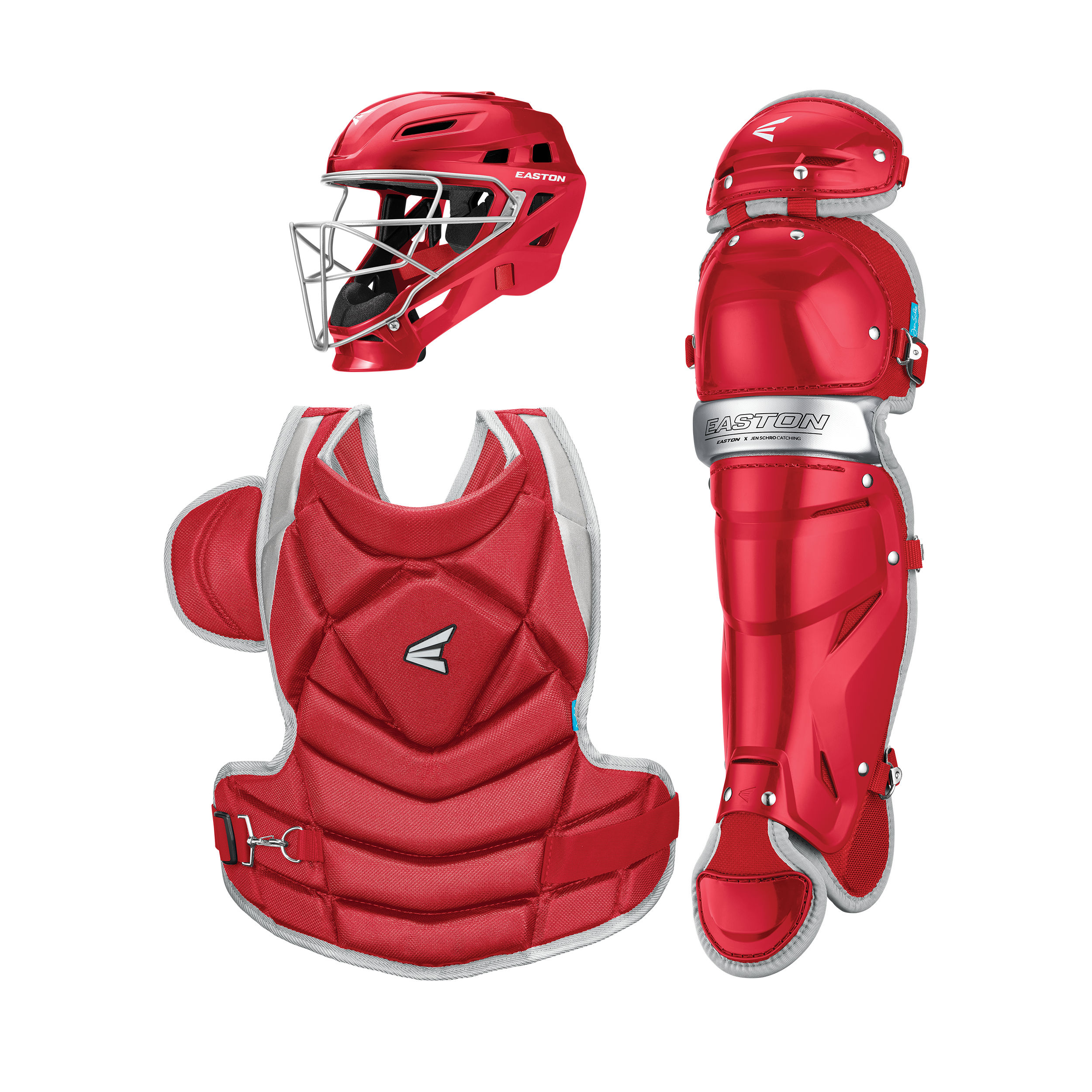 Easton x Jen Schro The Fundamental Fastpitch Catcher's Gear Set | Small 8