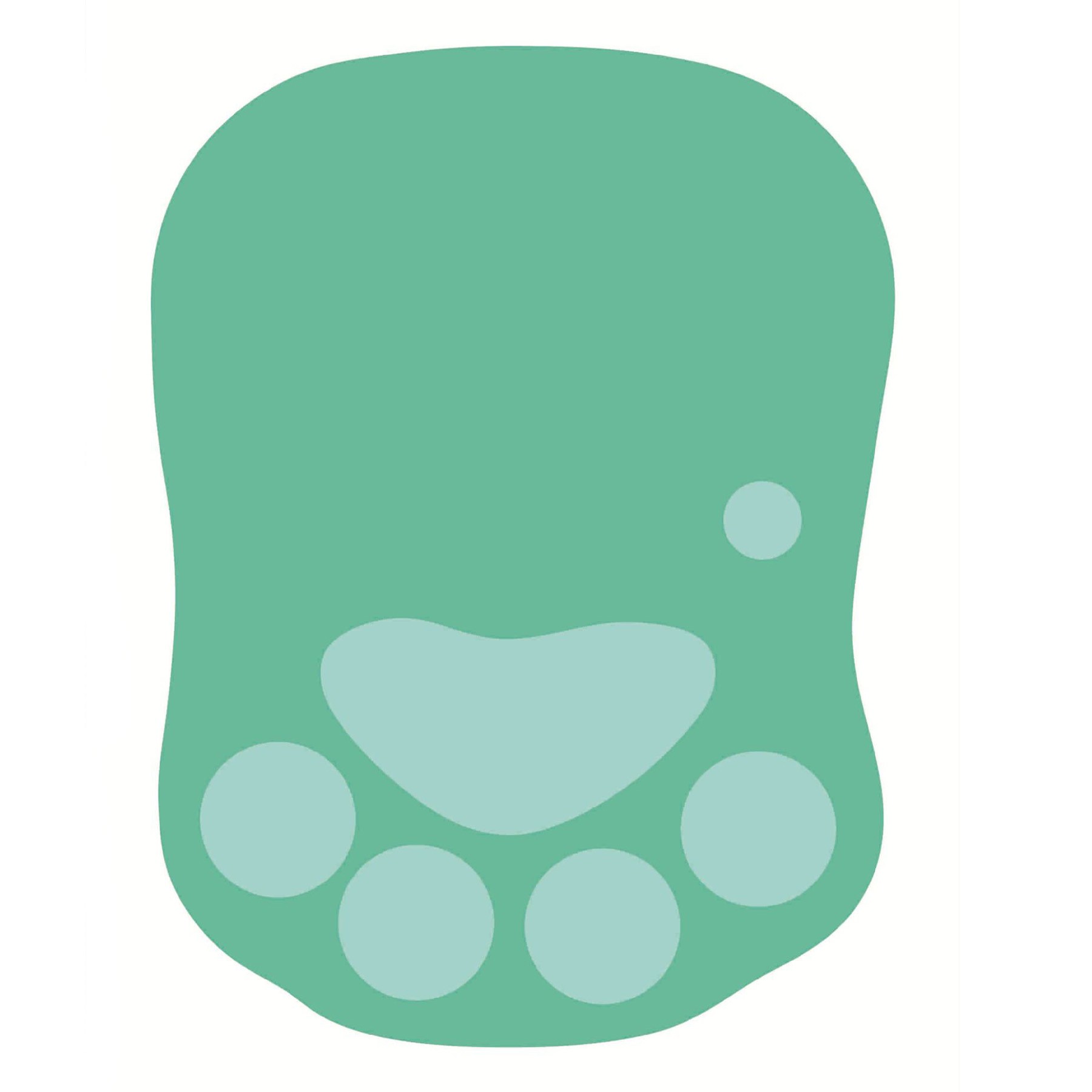 Cat Paw Mouse Pad With Wrist Support 15