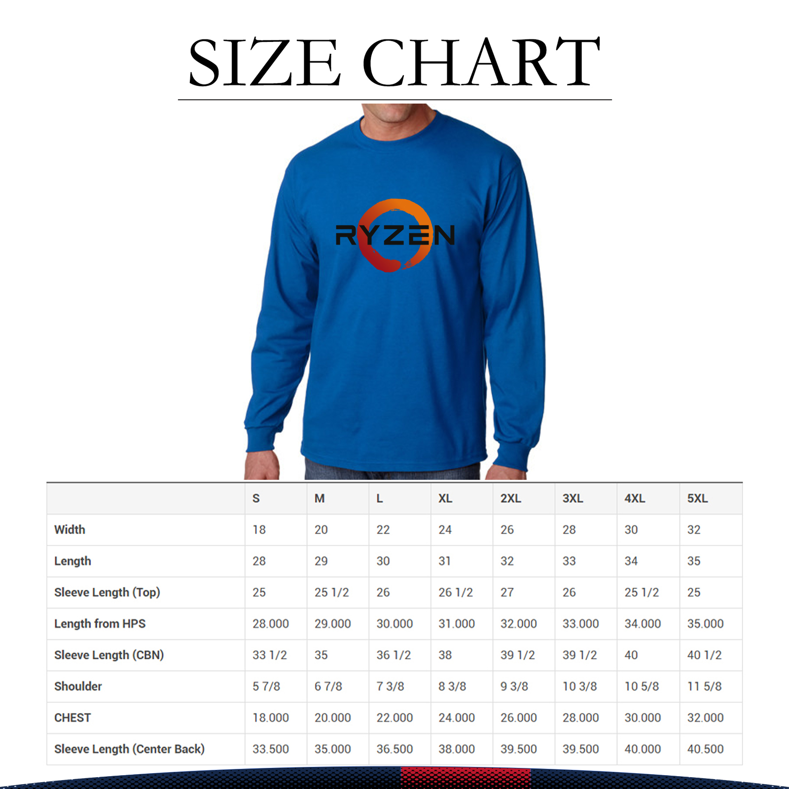 Gildan® 100% Cotton Long Sleeve T-shirts 6