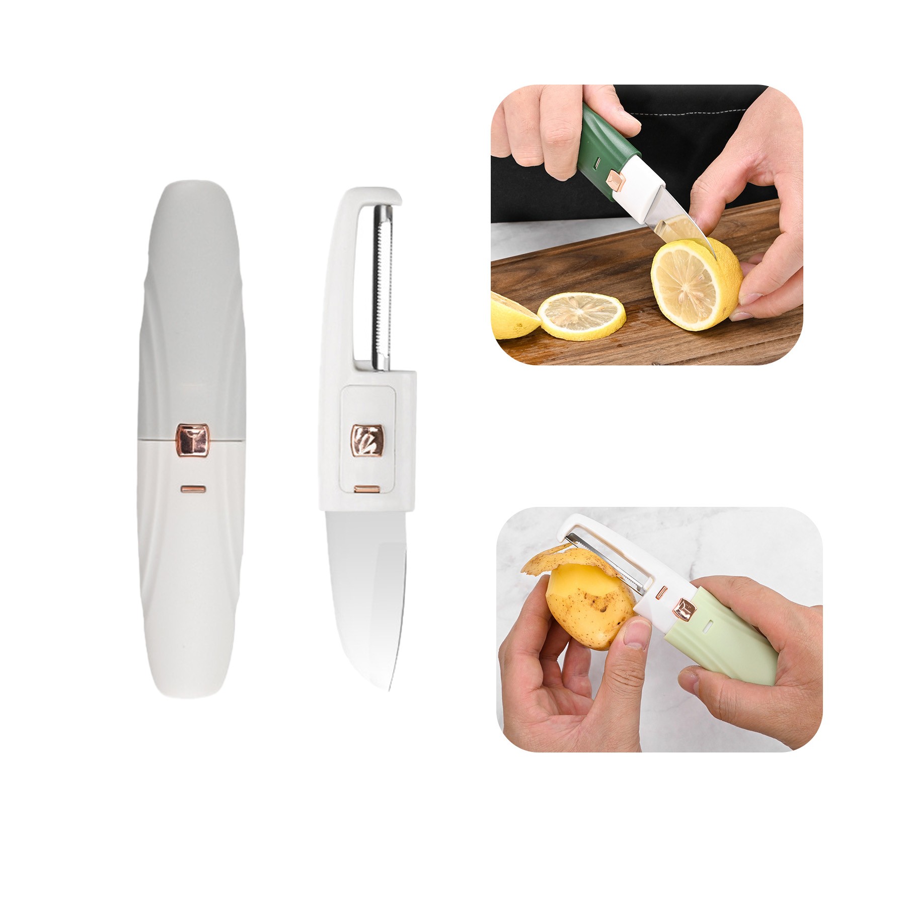Two-in-One Portable Outdoor Fruit Knife 3