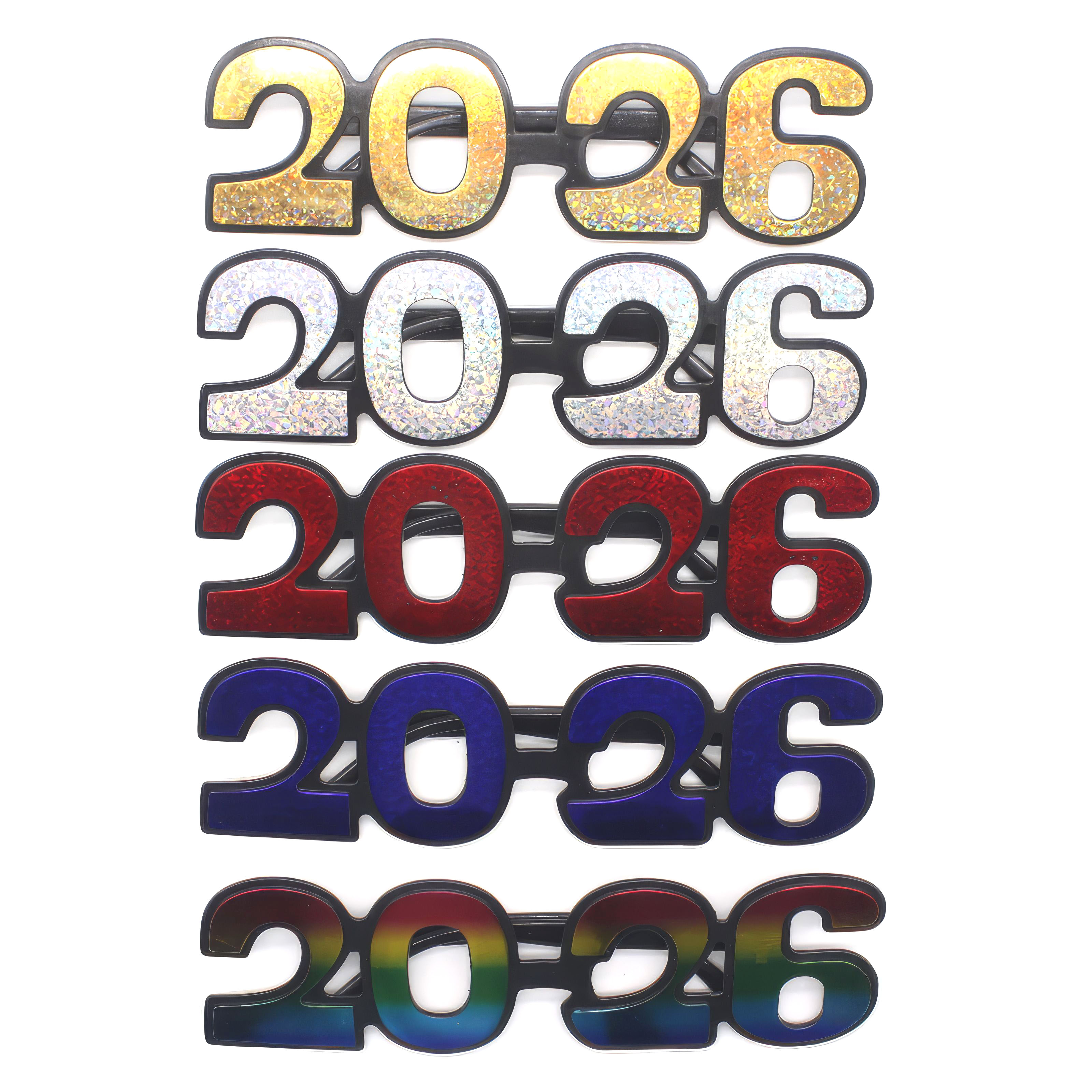 2026 Cutout New Year Party Glasses 3
