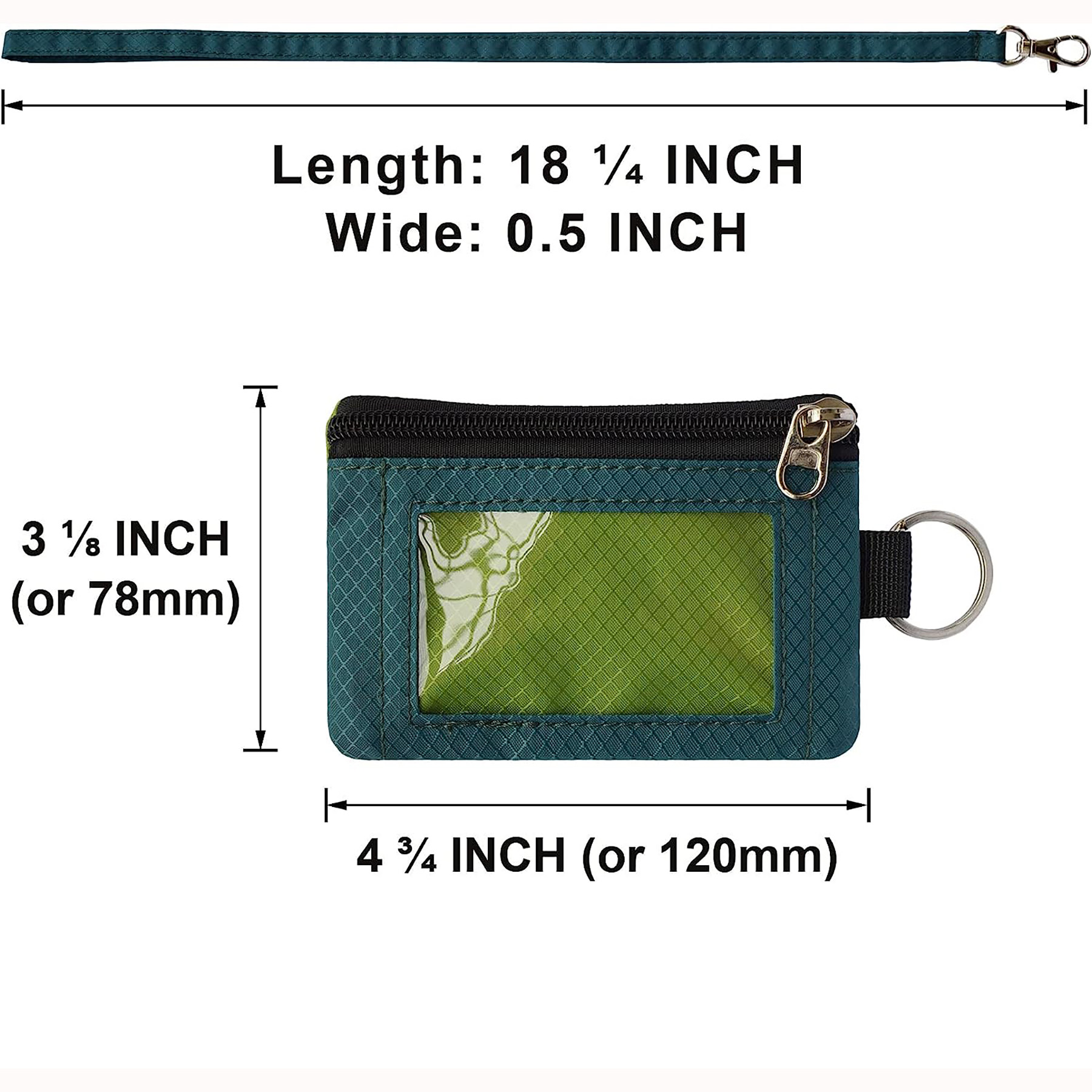 Water Resistant Zip Id Case Wallet 12