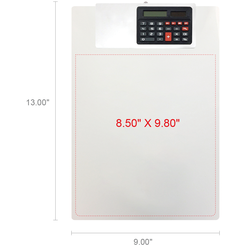 Bridgeport Clipboard with Calculator Clip