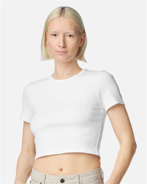 Women's Baby Rib Cropped Tee - BR210 8