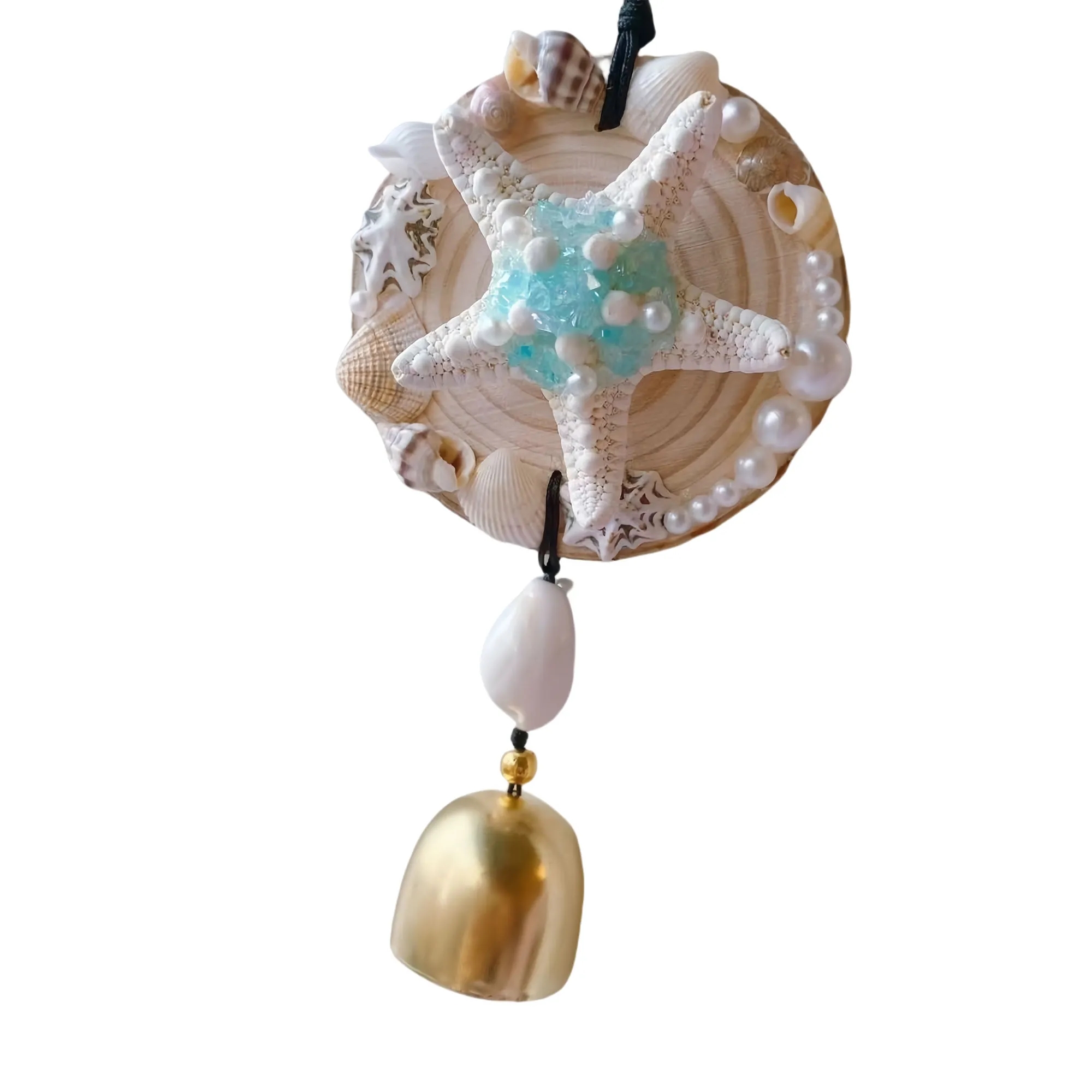 Elegant Handmade Seashell Wind Chime Home Decor Gift 6