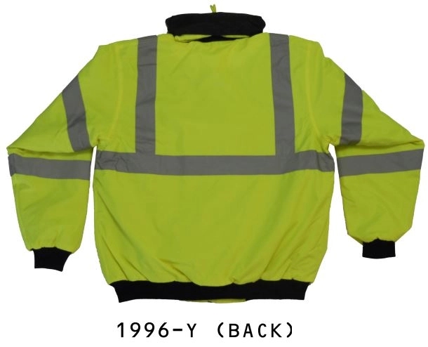 Ansi Class 3 Safety Lime Bomber Jacket 3