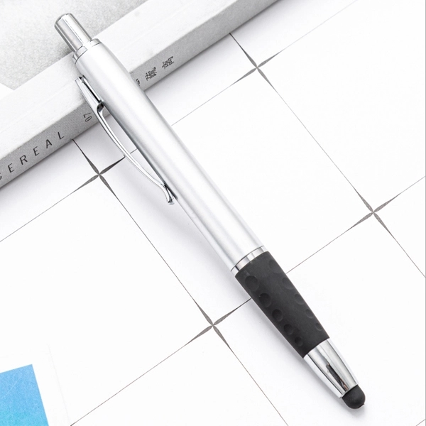 Custom Plastic Gripper Stylus Pen 2