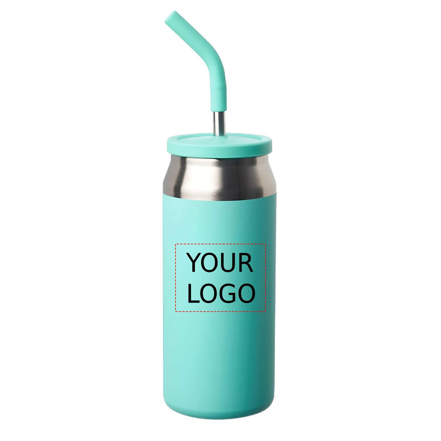 Stainless Steel Tumbler with Lid and Straw, 22 oz. 1