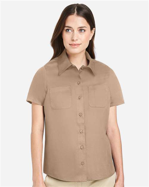 Women's Advantage IL Short Sleeve Dress Shirt - M585W 3