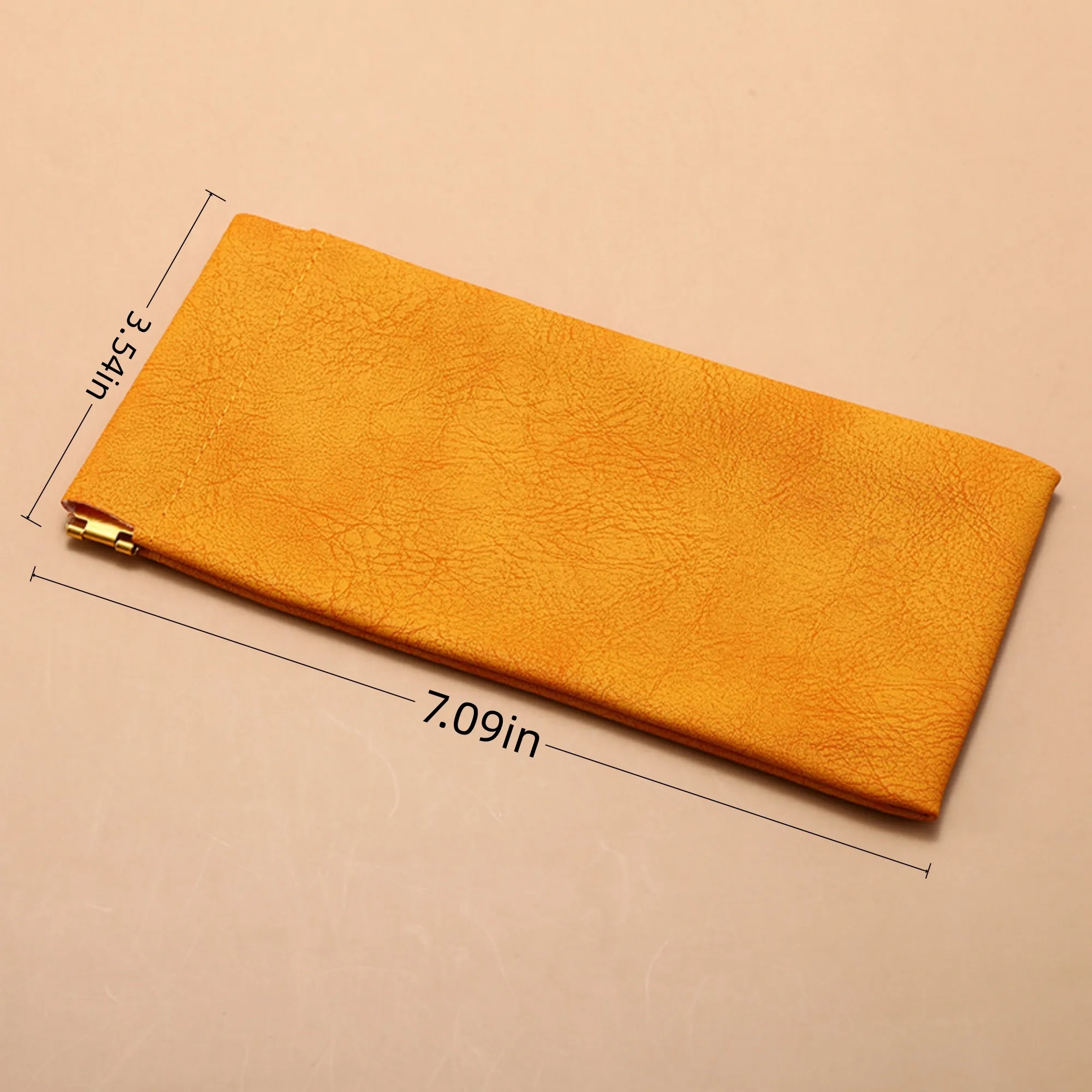 Fasten Top PU Sunglasses Pouch 4