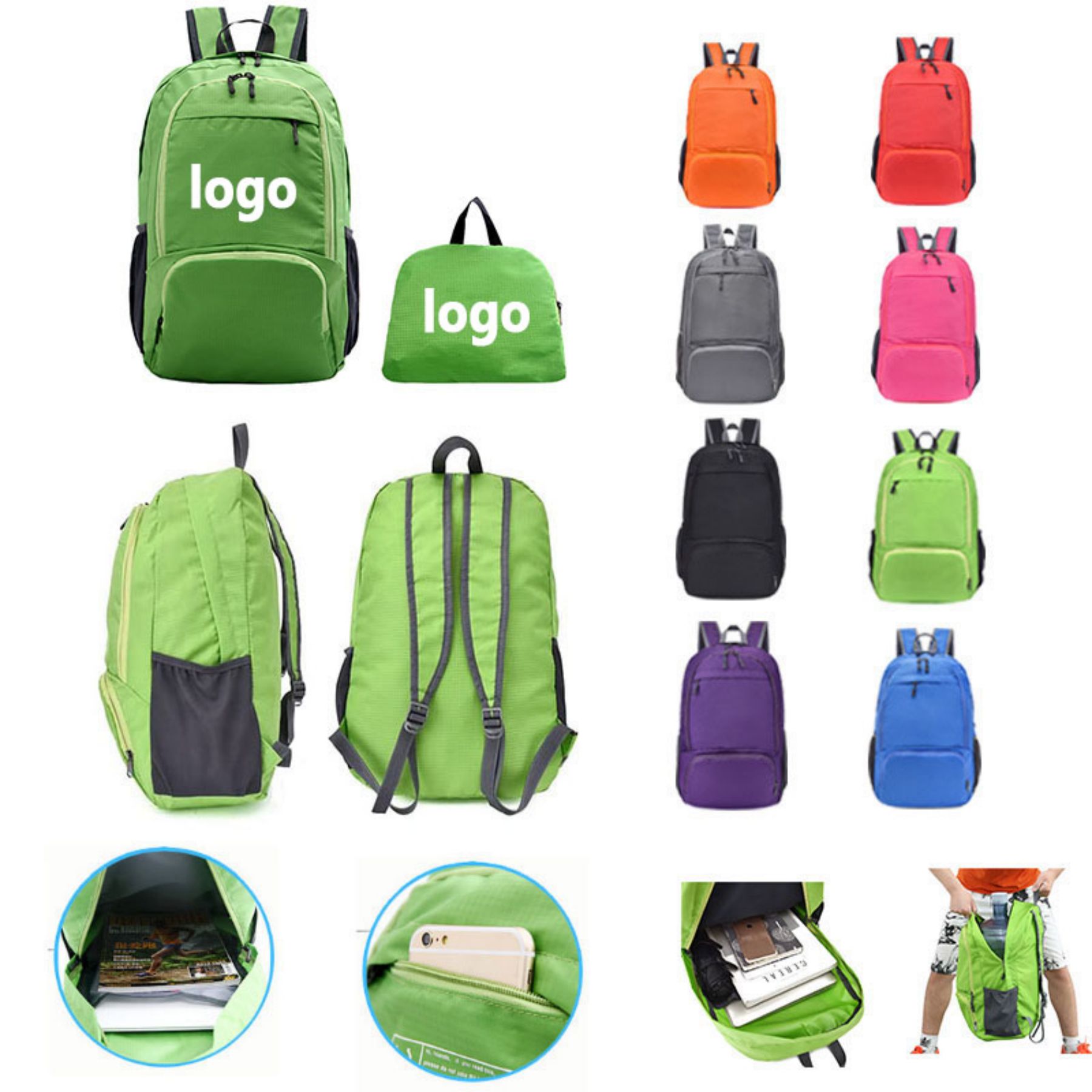 Waterproof Foldable Backpack 2