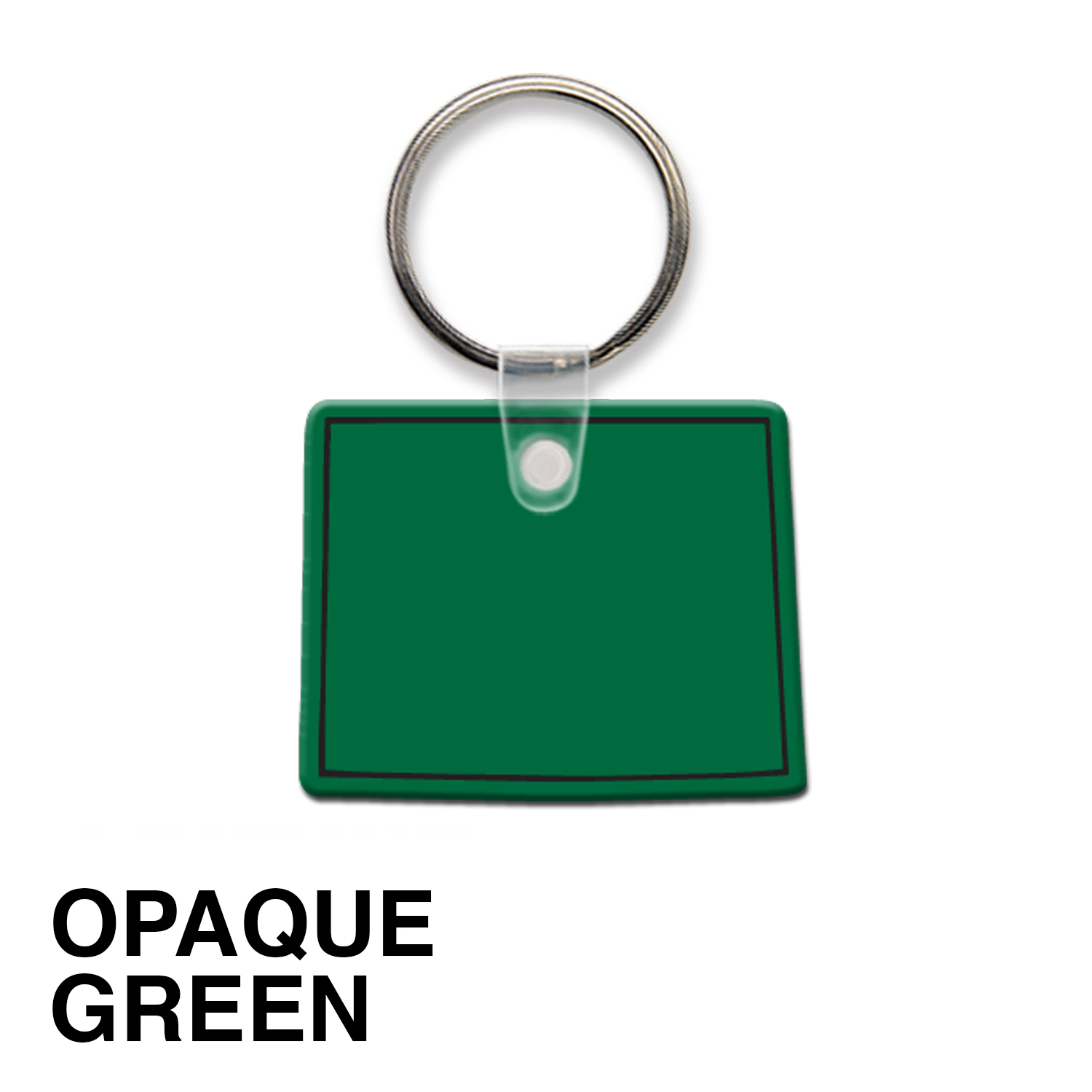 Wyoming State Shape Key Tag (Spot Color) 16