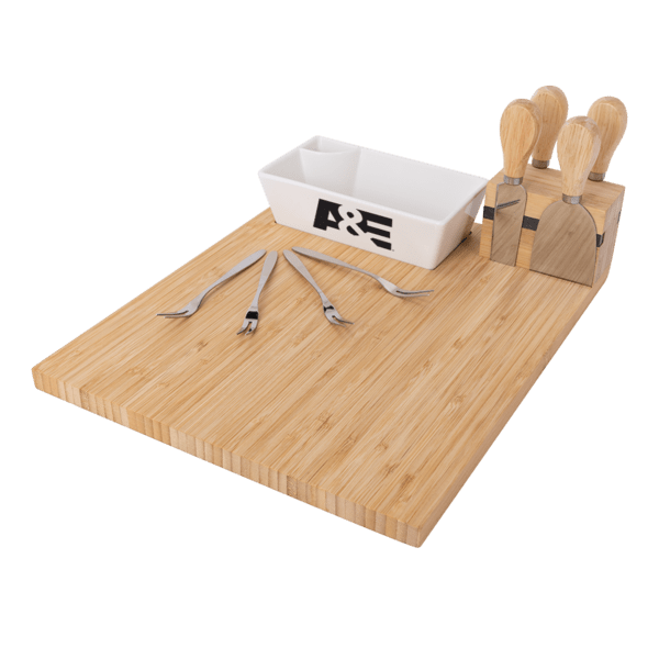 Charcuterie Board with Bowl, Utensils, and Forks 2