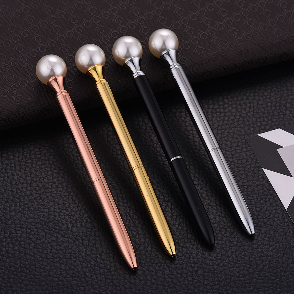 Metal Ballpoint Pen with Pearl 7