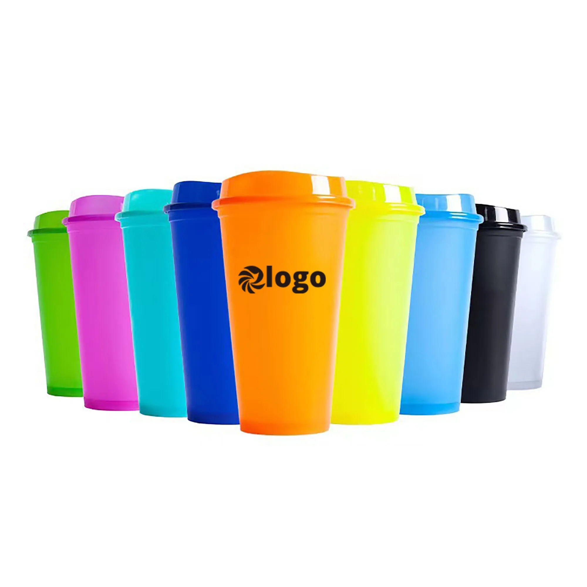 16 Oz PP Coffee Cup With Lid