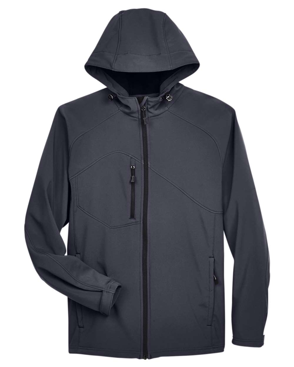 Men's Prospect Two-Layer Fleece Bonded Soft Shell Hooded Jacket - 88166 8