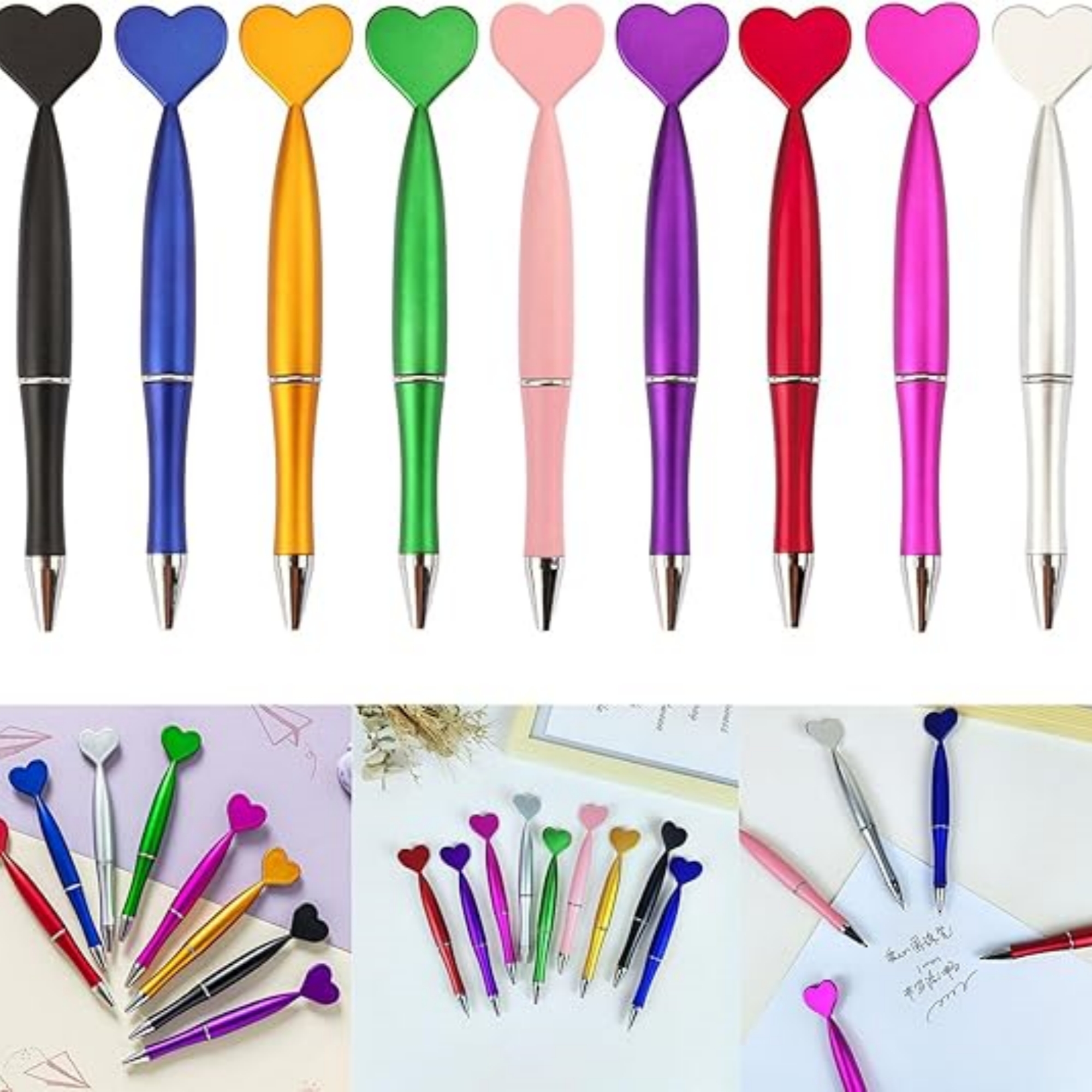 Ballpoint Pen Love Heart Shape 2