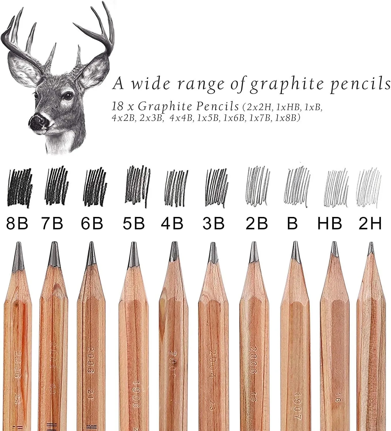 29-Piece Professional Sketching Pencil Set 2