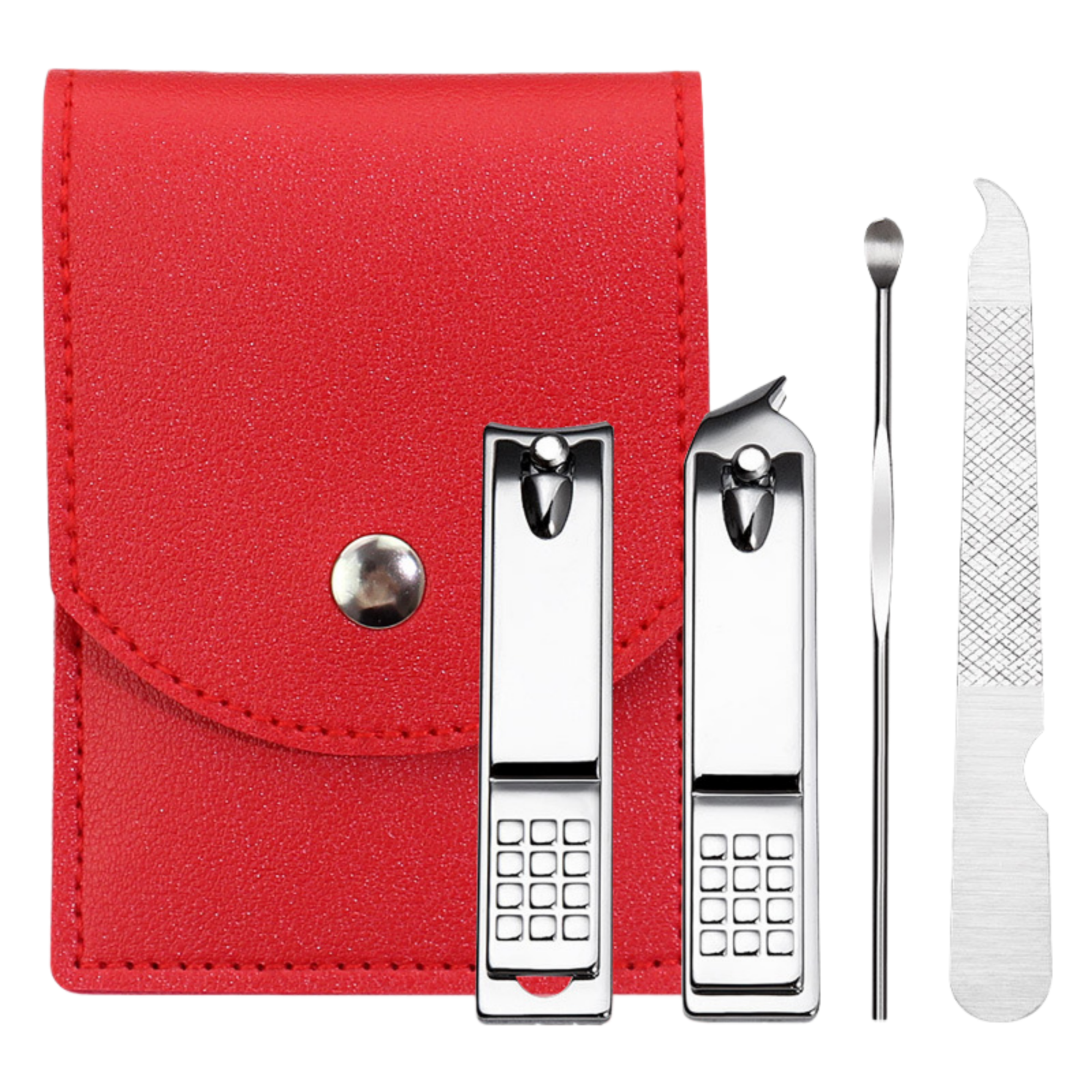 MOQ50 Portable Stainless Steel Professional Nail Care Kit 6