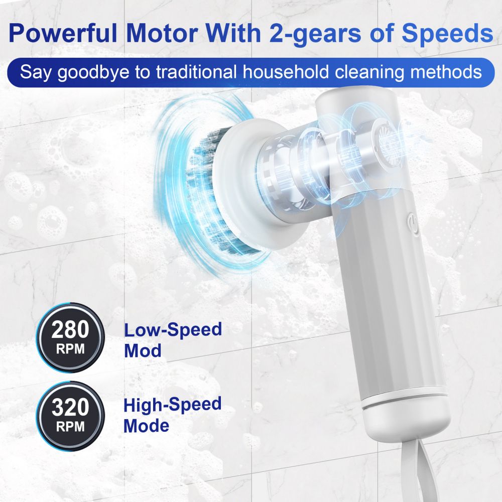 Multi-Scenario Silent Electric Cleaning Brush 8