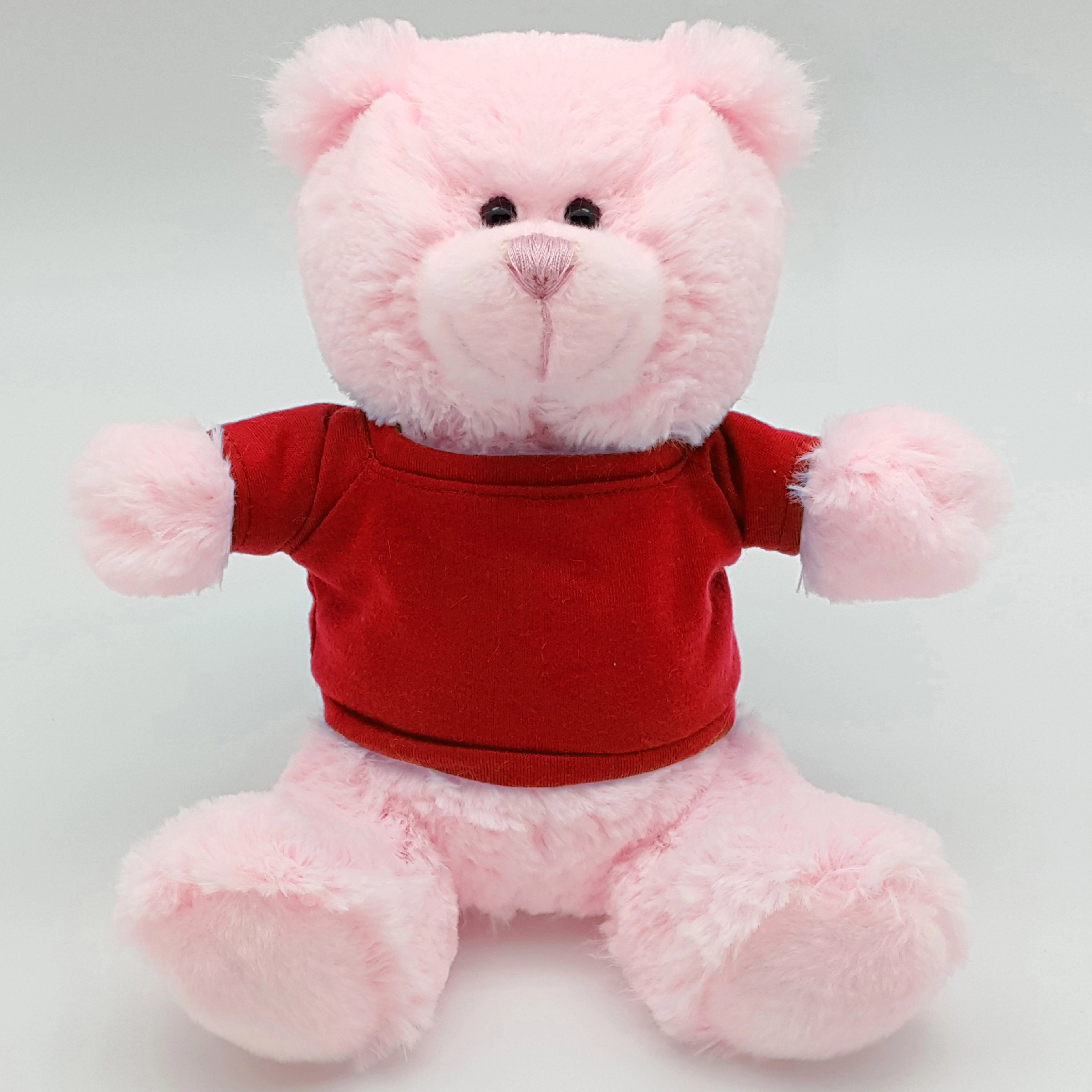 8" Bright Color Pink Bear 13