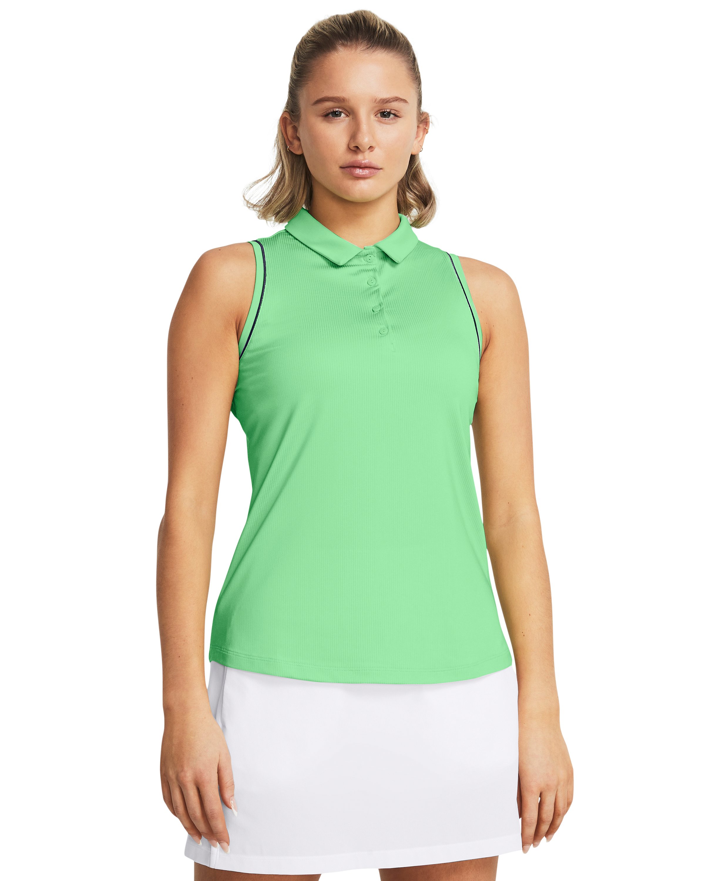 UA Playoff Jacquard Women's Sleeveless Polo 2