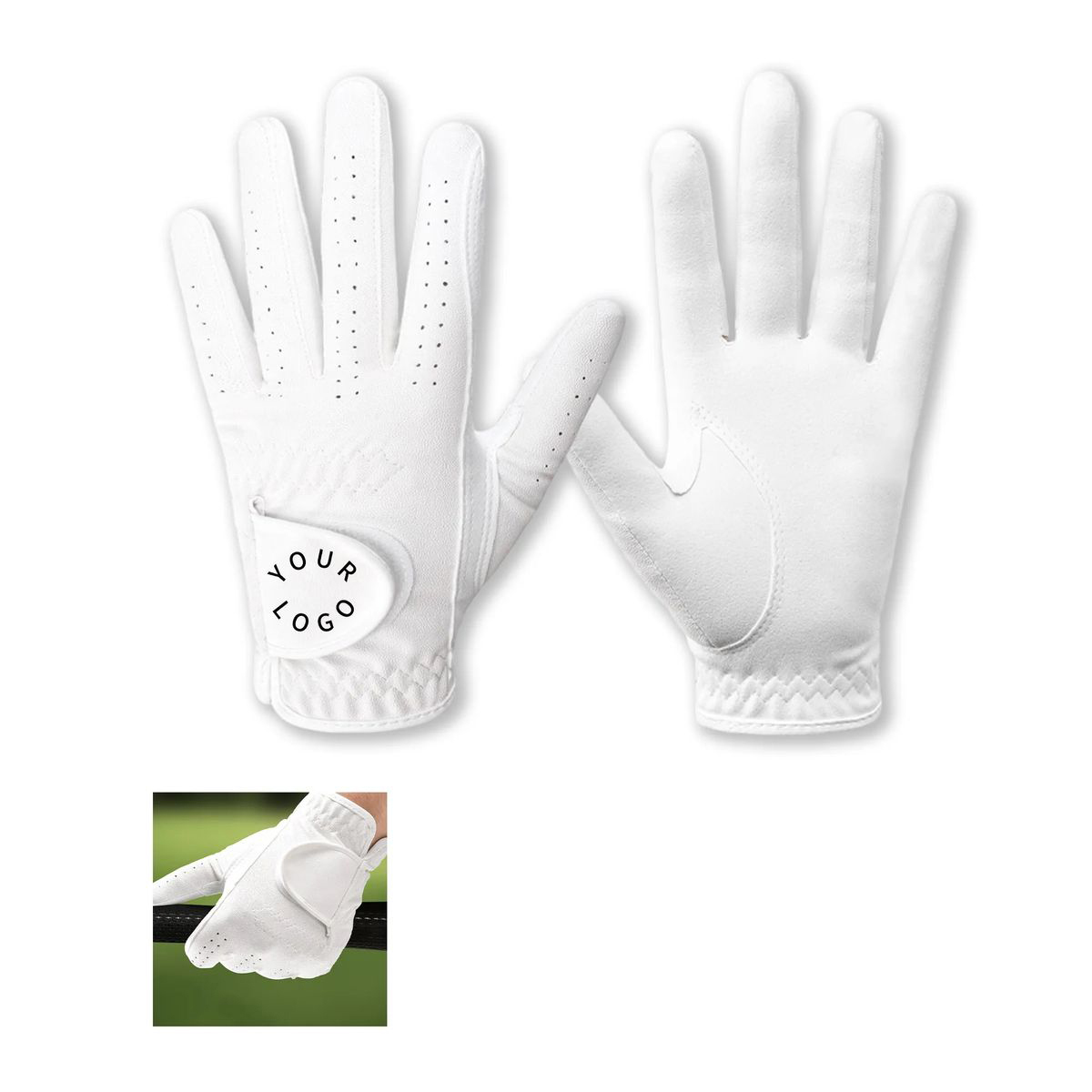 Soft Suede Gloves for Golfers 3