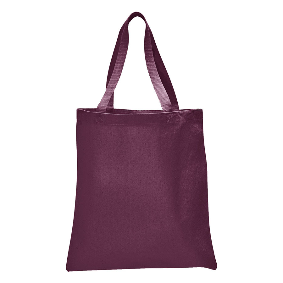 Value 6 oz Cotton Canvas Tote Bag - 15"W x16"H x 3"D x 23
