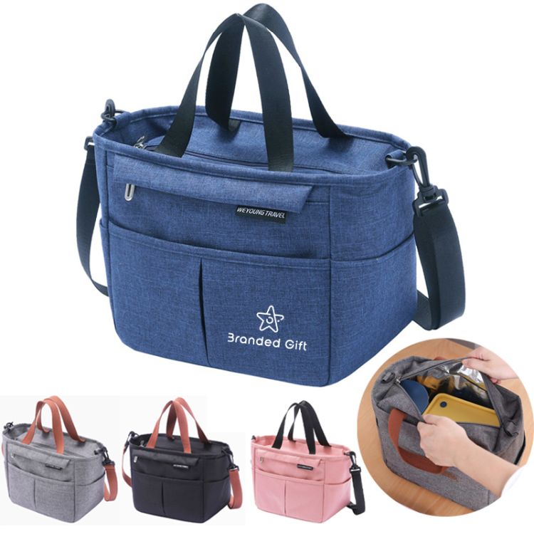 Insulated Reusable Tote Lunch Bag 1