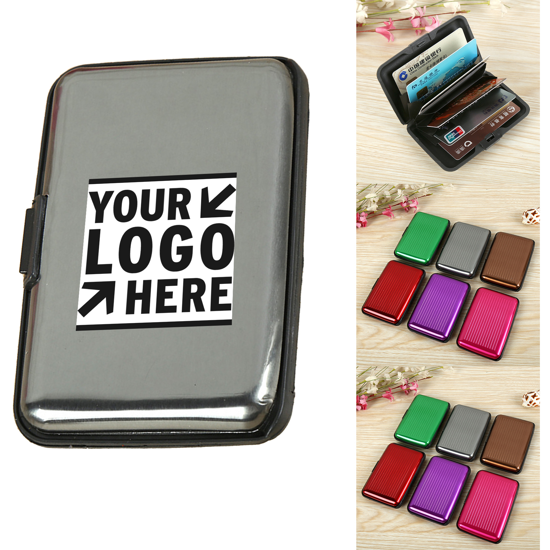 RFID Block Aluminium Credit Card Holder 2