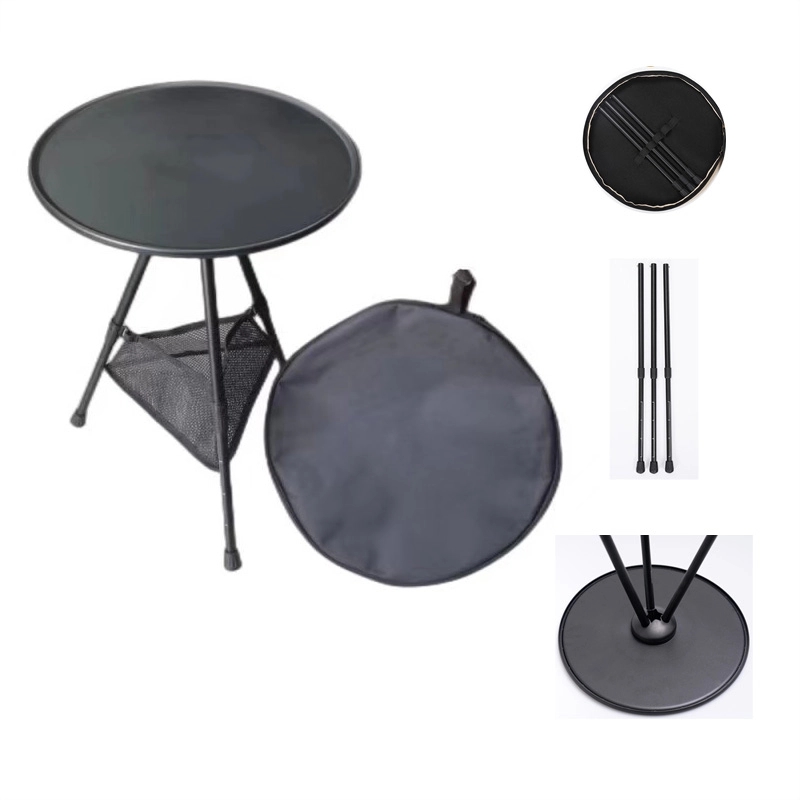 Outdoor Camping Liftable Round Table 2