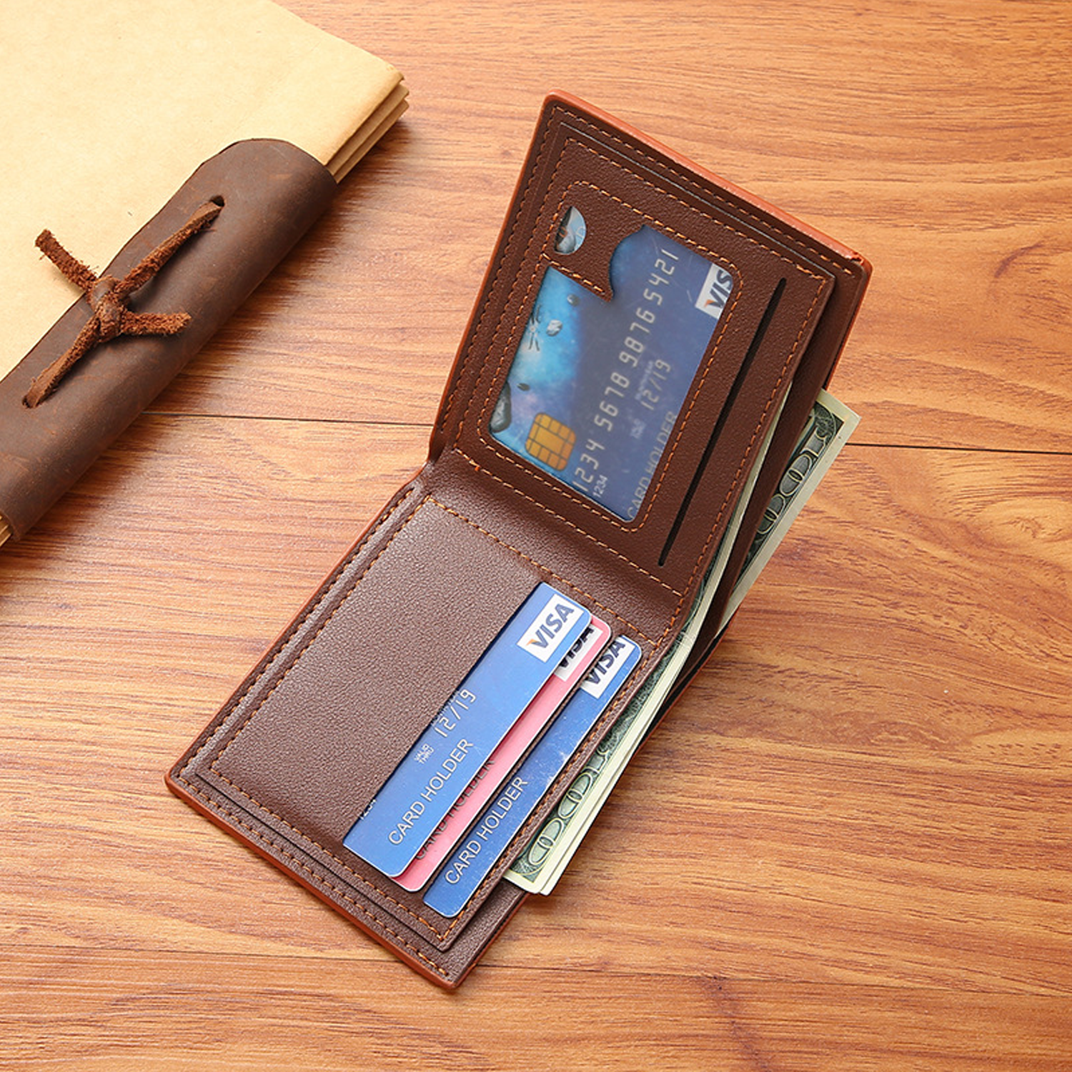 Mens Classic Short Wallet 4