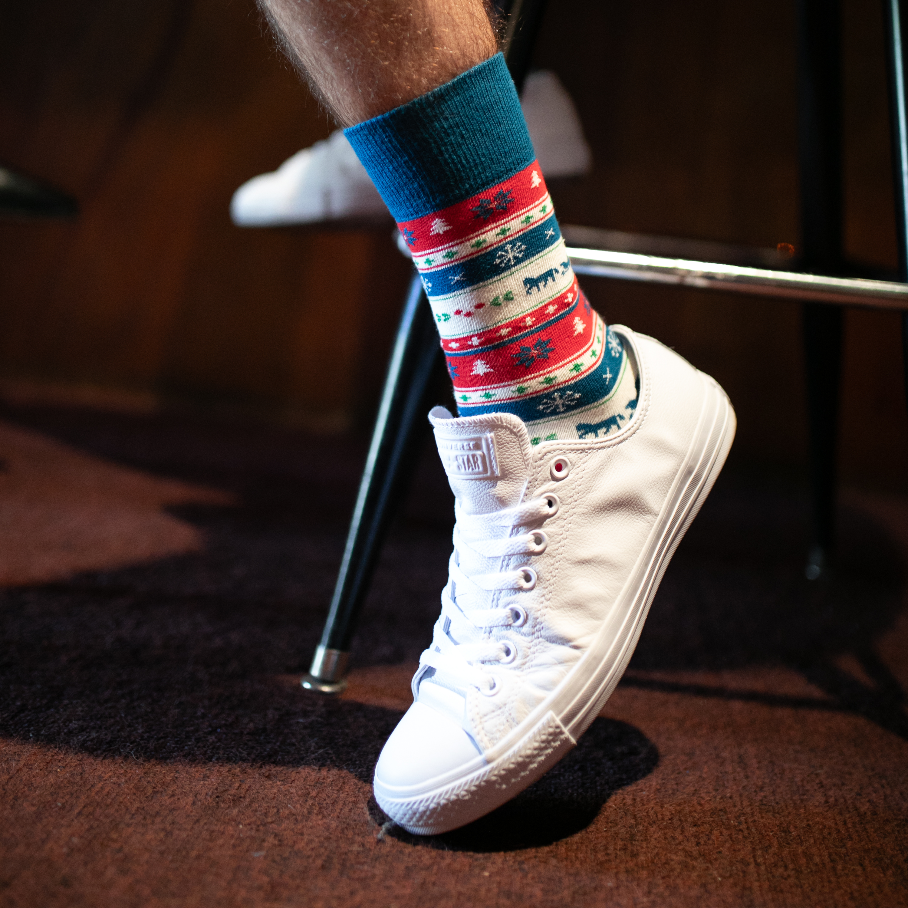Crew Christmas Socks - Spread Holiday Cheer with Festive Footwear - American Made 2