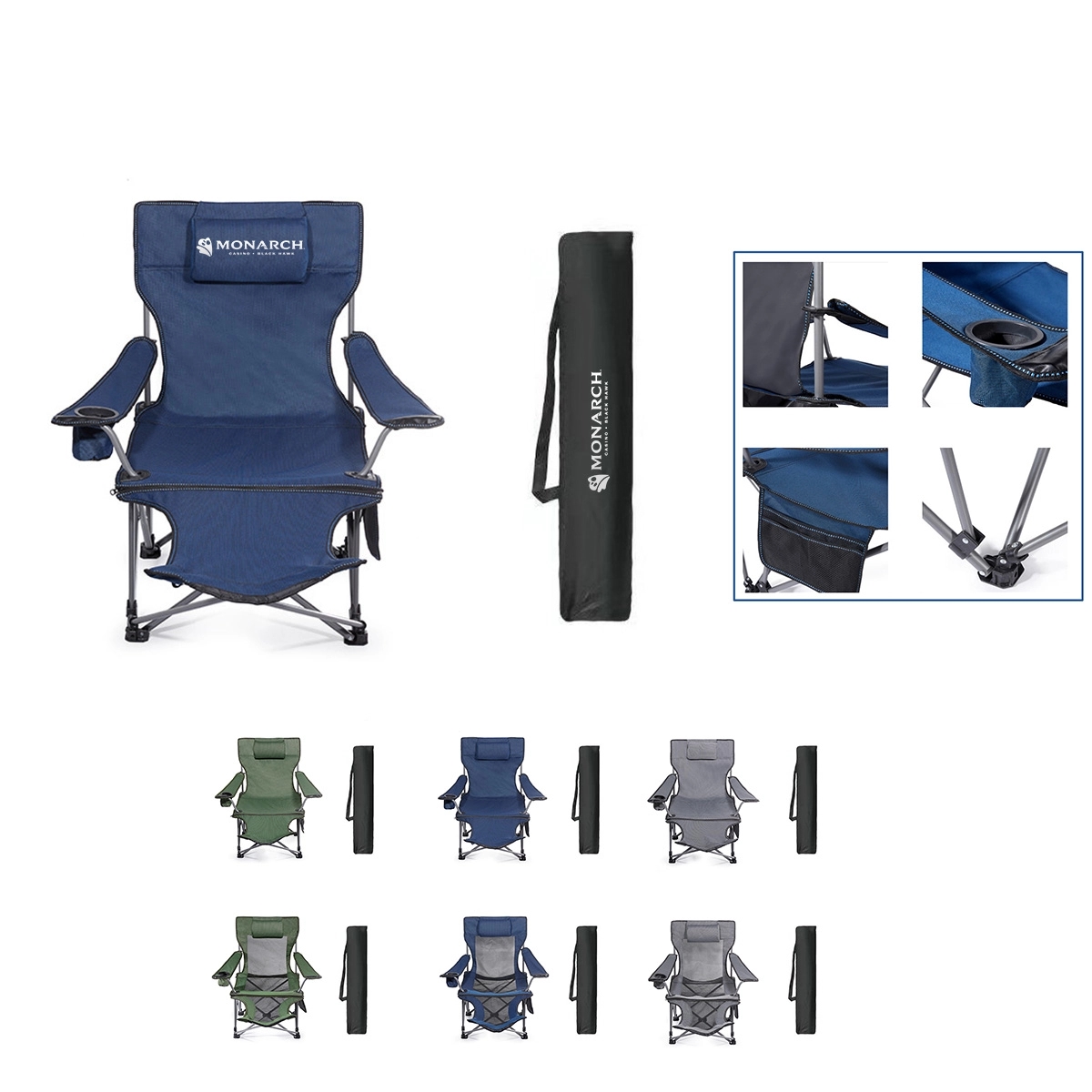 Folding Lounge Chair with Carry Bag 2
