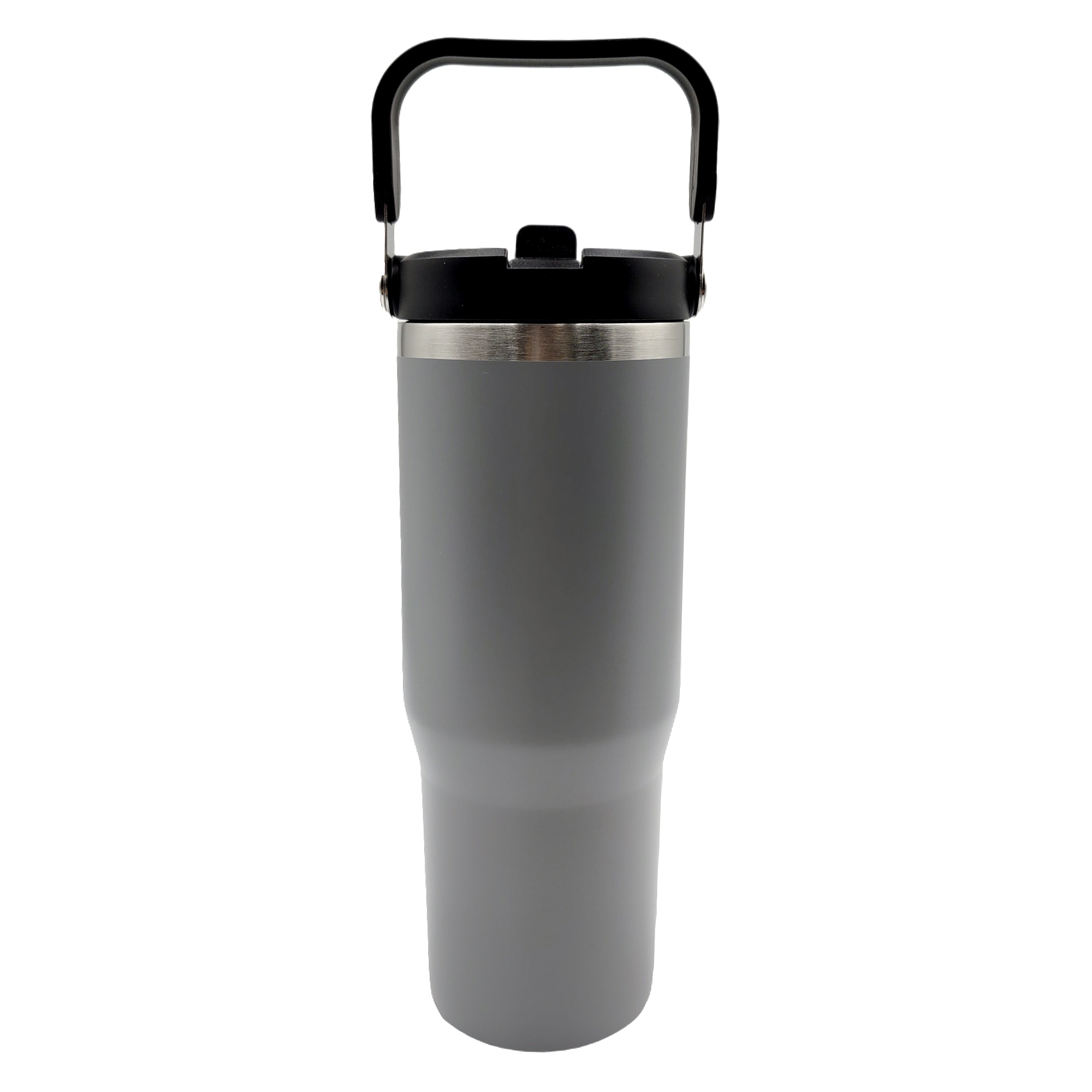 30 oz Stainless Steel Insulated Mug with Handle and Built-In Straw 9