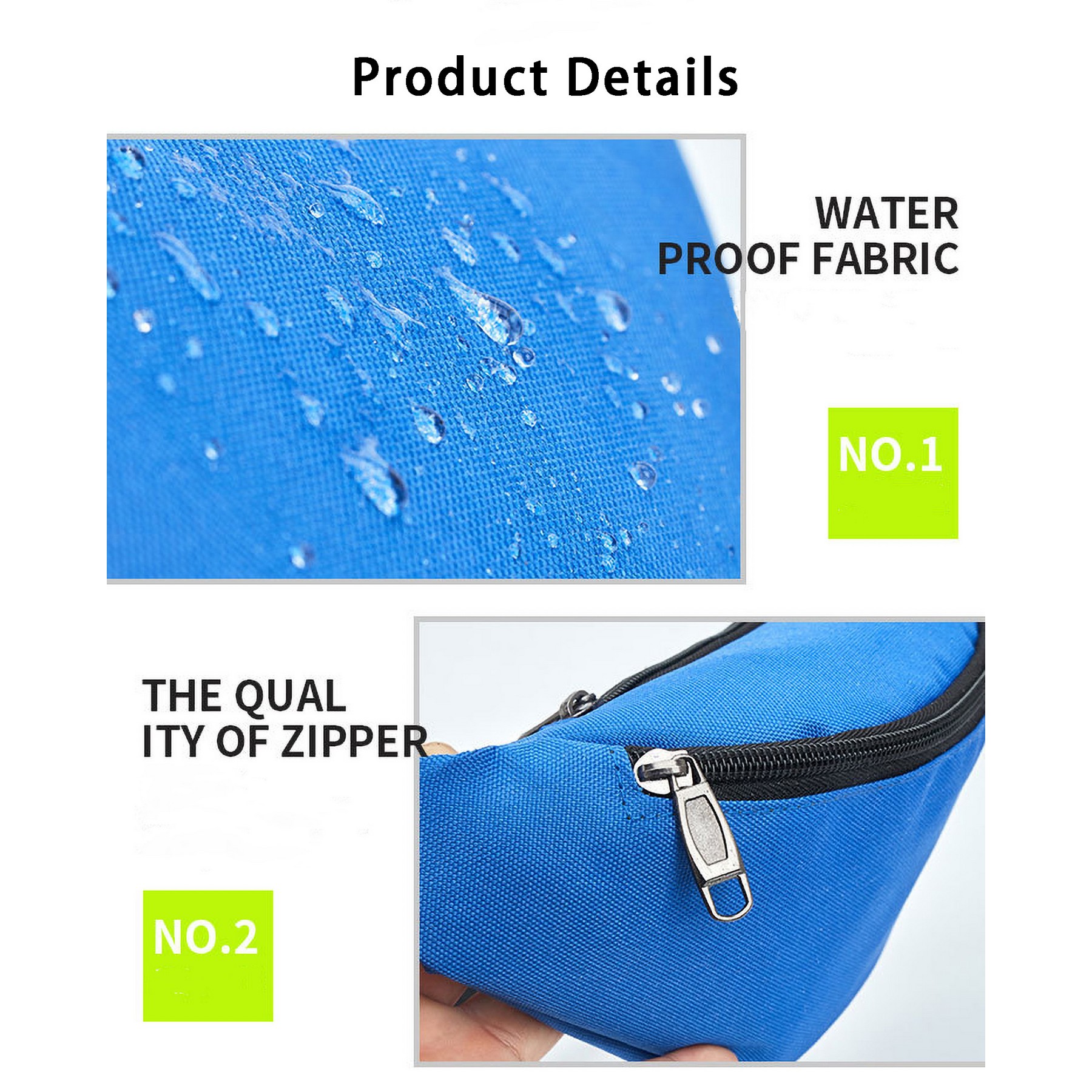 Waterproof Oxford Cloth Sports Fanny Pack 7