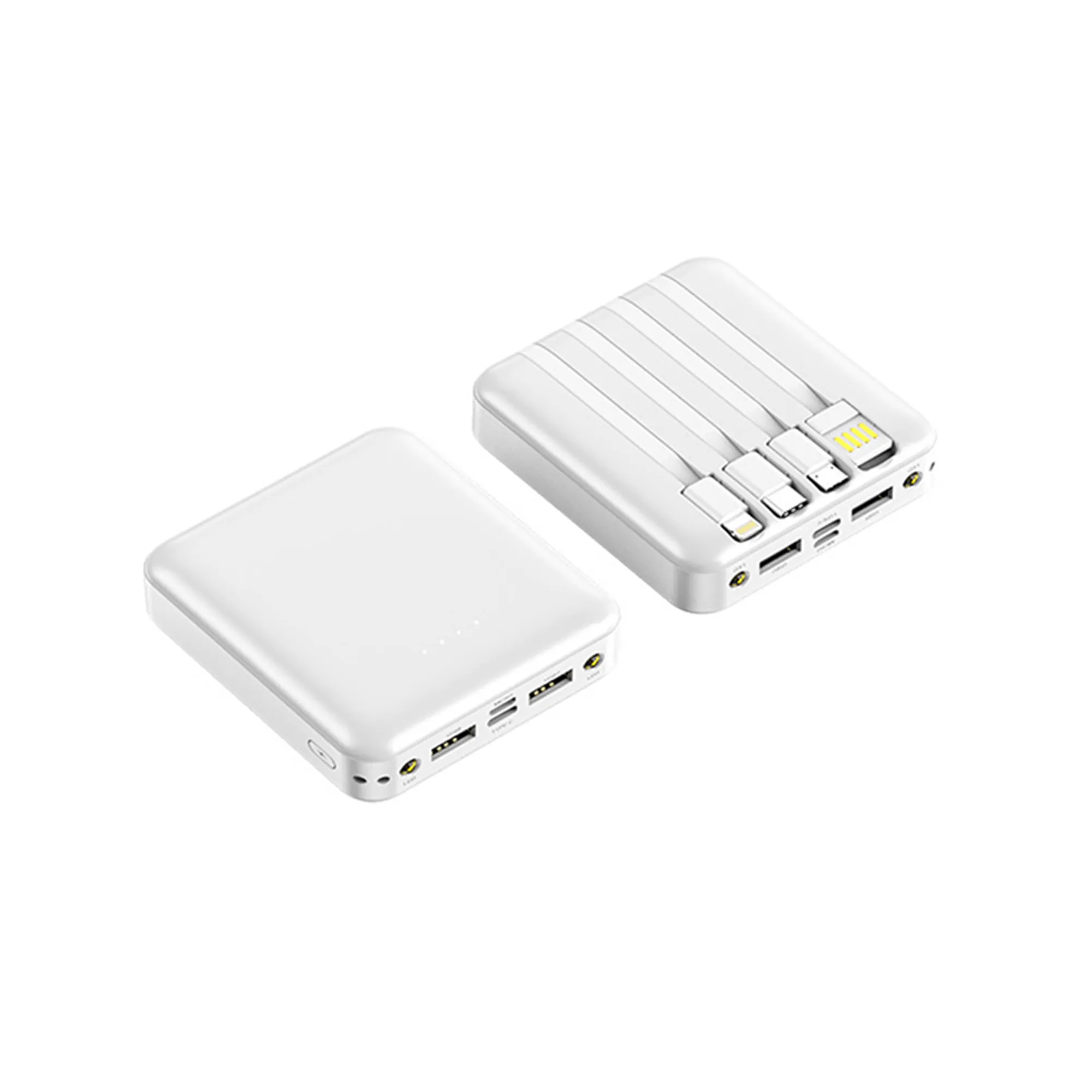 Power Bank with Built-In Cables 2