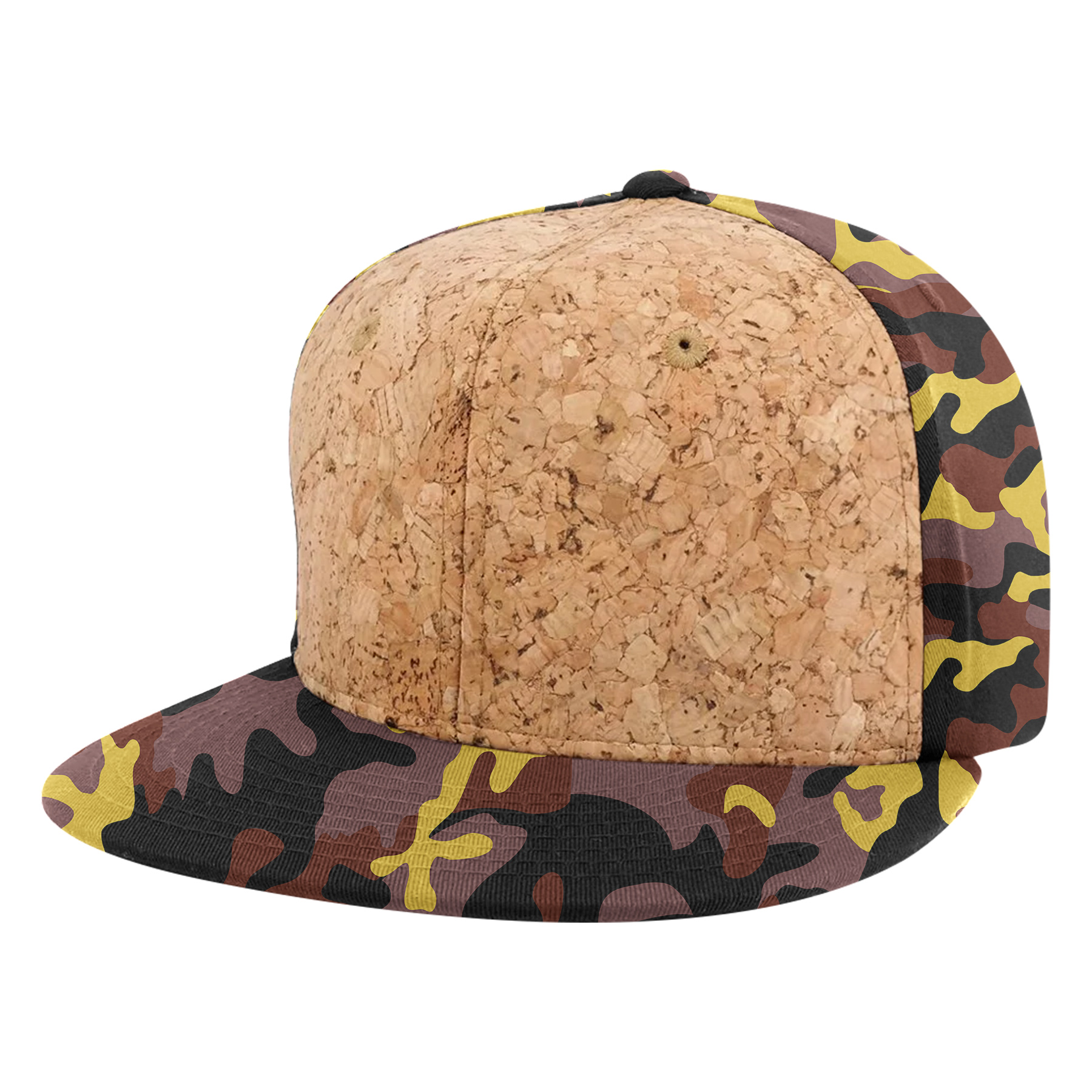 Cotton Flat Visor Cork Caps 2