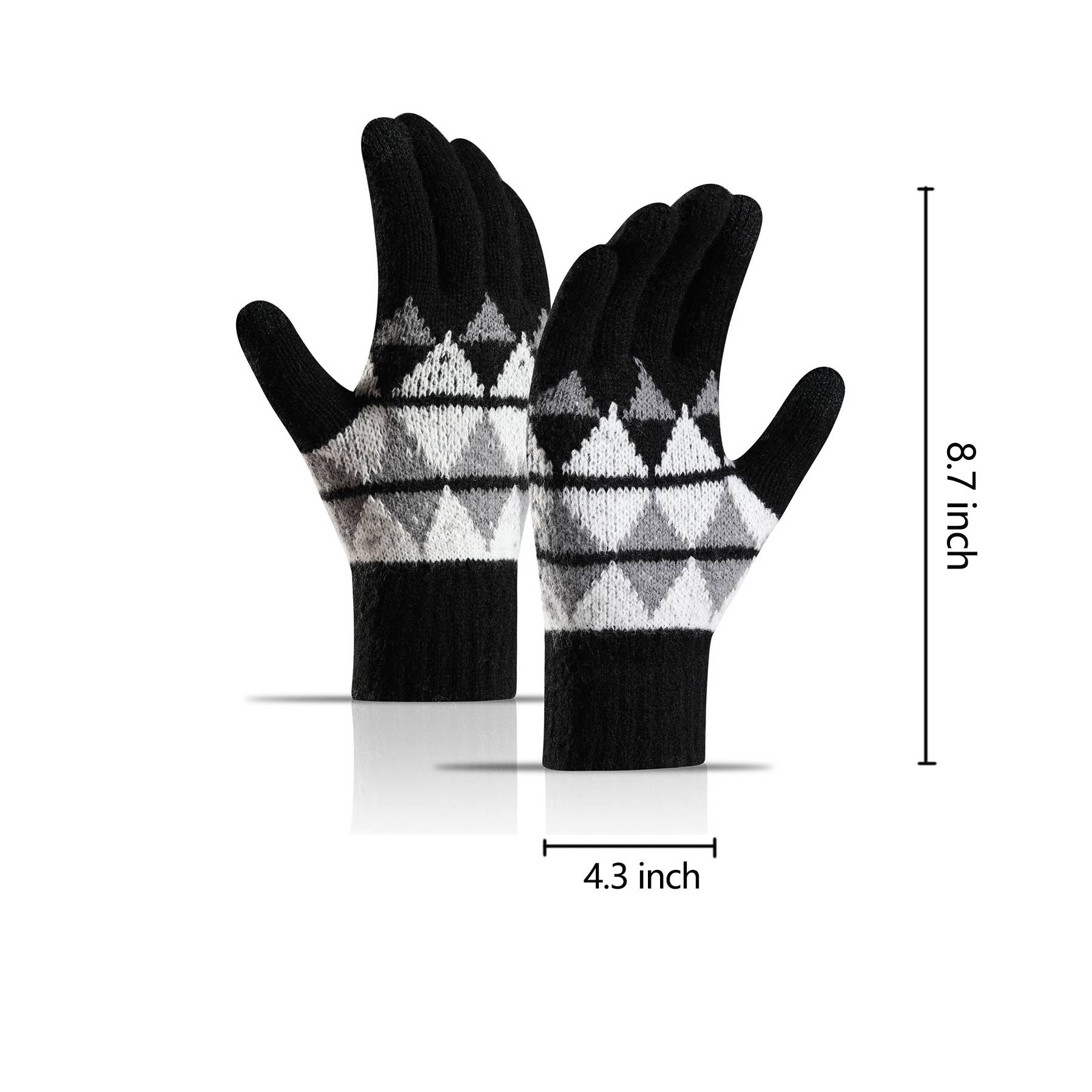 Anti-Slip Touch Screen Knit Glove 4
