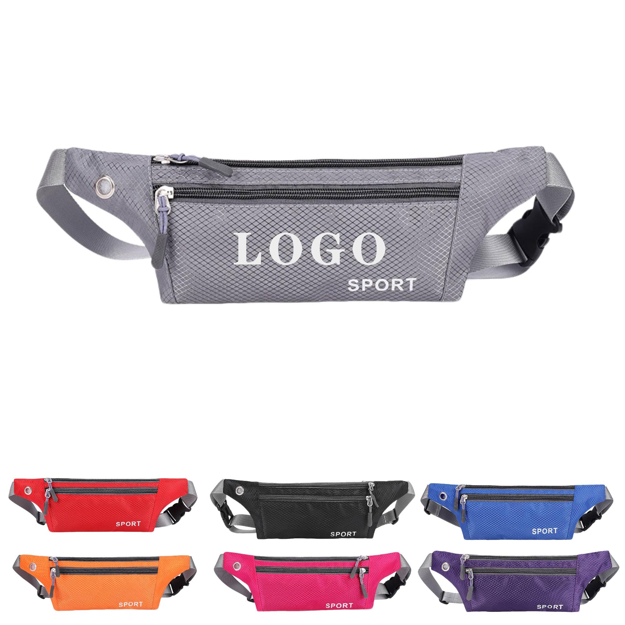 MOQ 5 pcs Multi-Pocket Travel Waist Pack 2