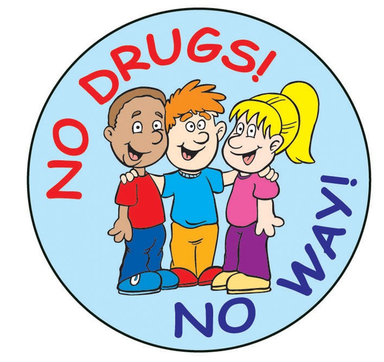 STICKERS - No Drugs! No Way! Sticker Roll 2