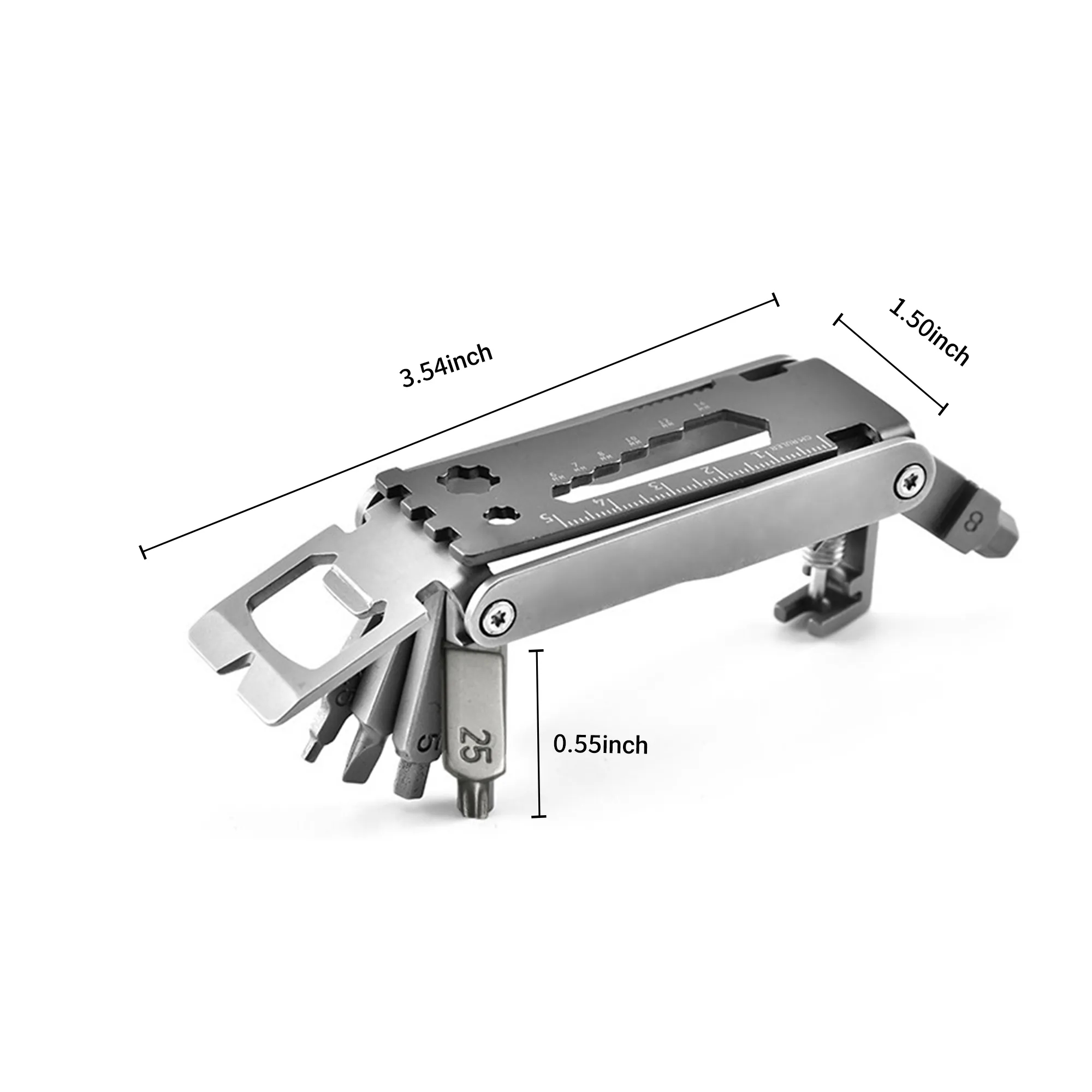 Stainless Steel Pocket Multi Tool for Daily Repairs 2